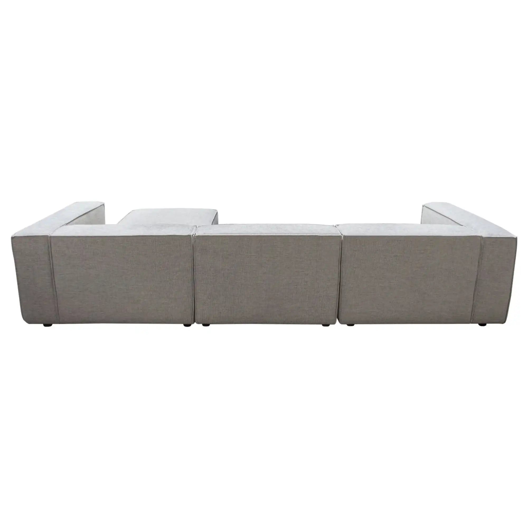 Vice Reversible 4 Piece Sectional – Barley Fabric - Best Buy Furniture