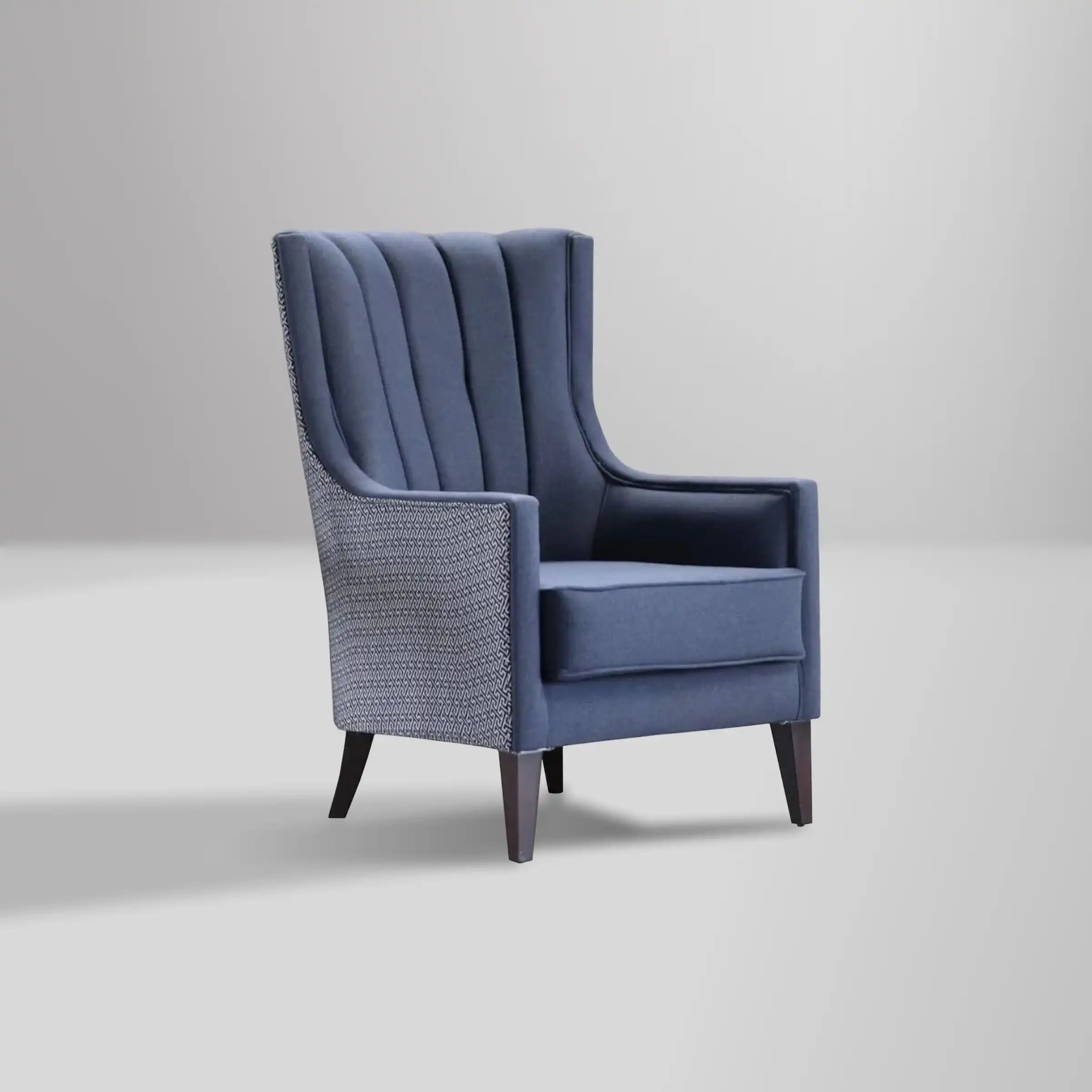 Palmer Accent Armchair, Corvet Navy - Best Buy Furniture
