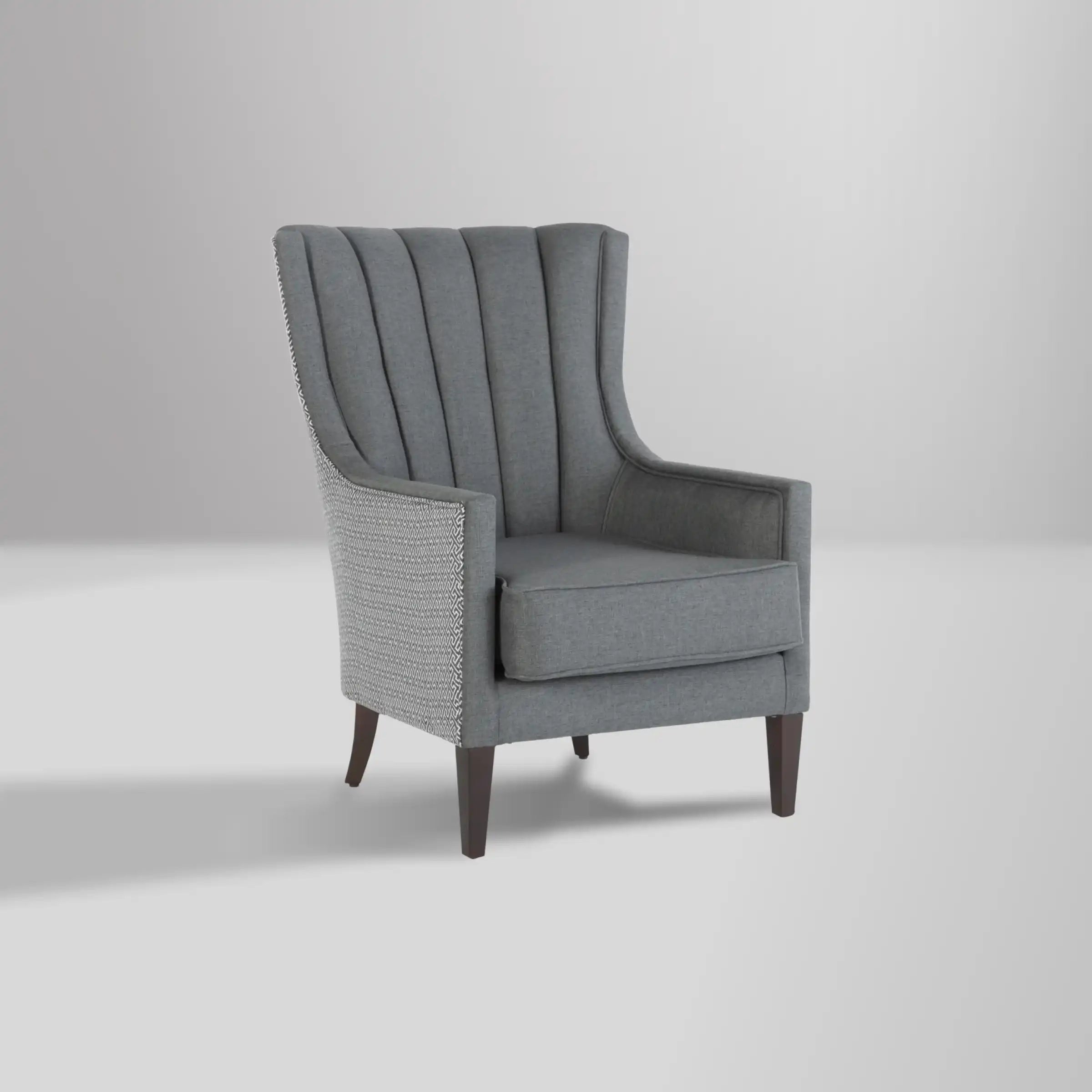 Palmer Accent Armchair, Corvet Anthracite - Best Buy Furniture