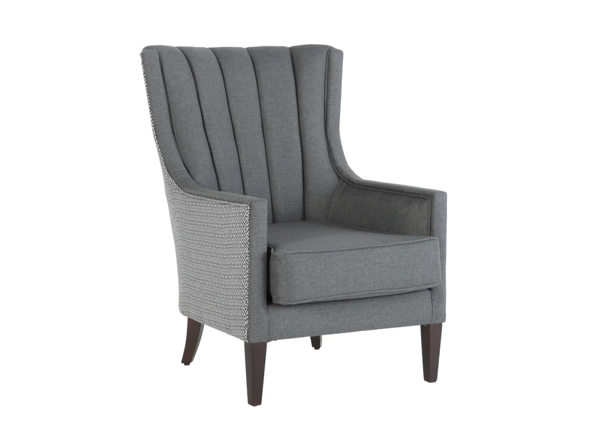 Palmer Accent Armchair, Corvet Anthracite - Best Buy Furniture