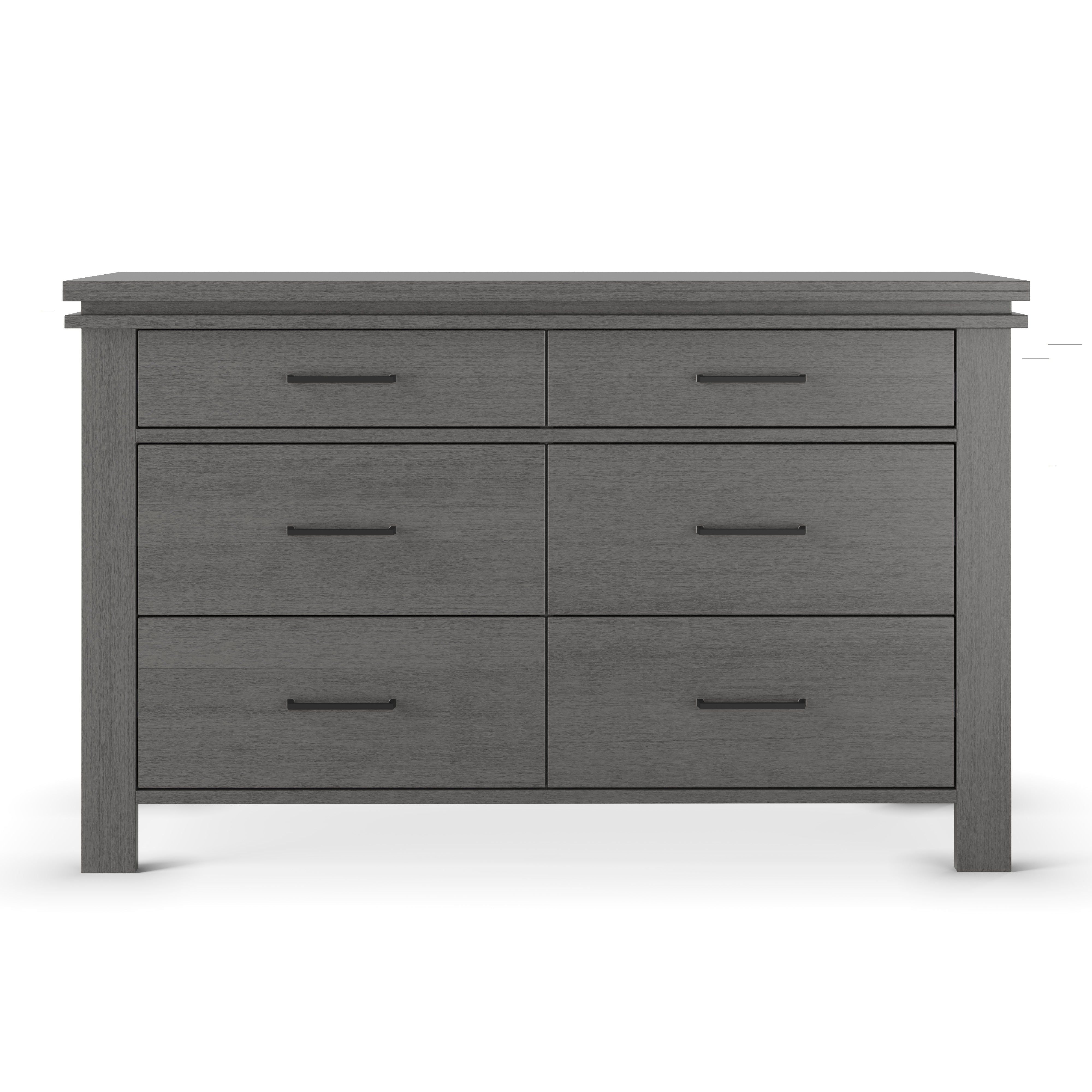 Denman Double Dresser, Midnight Gray