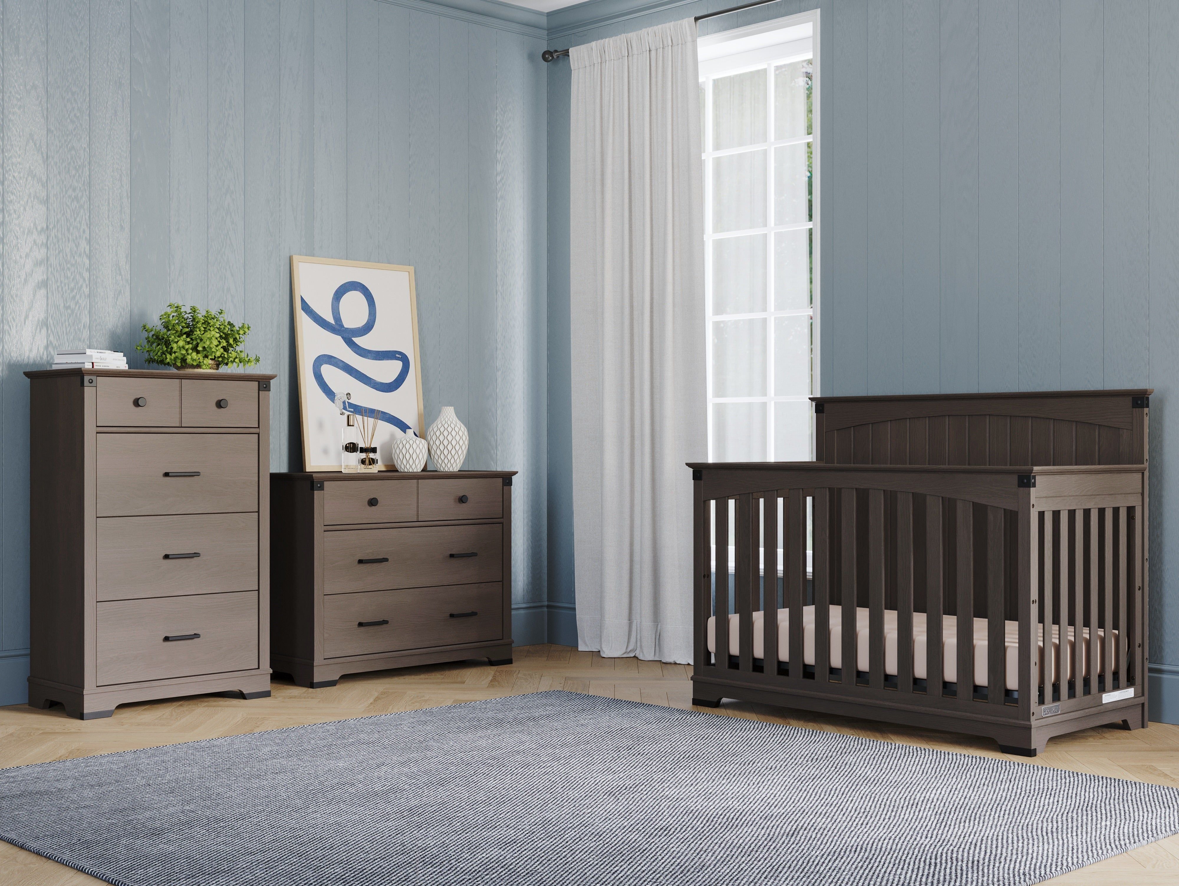 Redmond 4 Drawer Chest, Dapper Gray