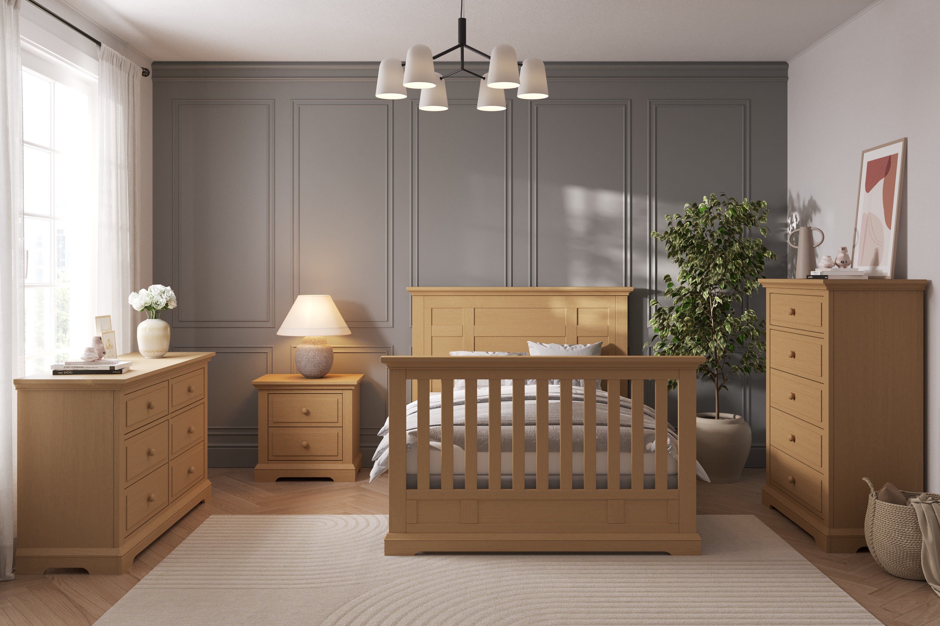 Jordyn Nightstand, Ready-to-assemble, Biscotti