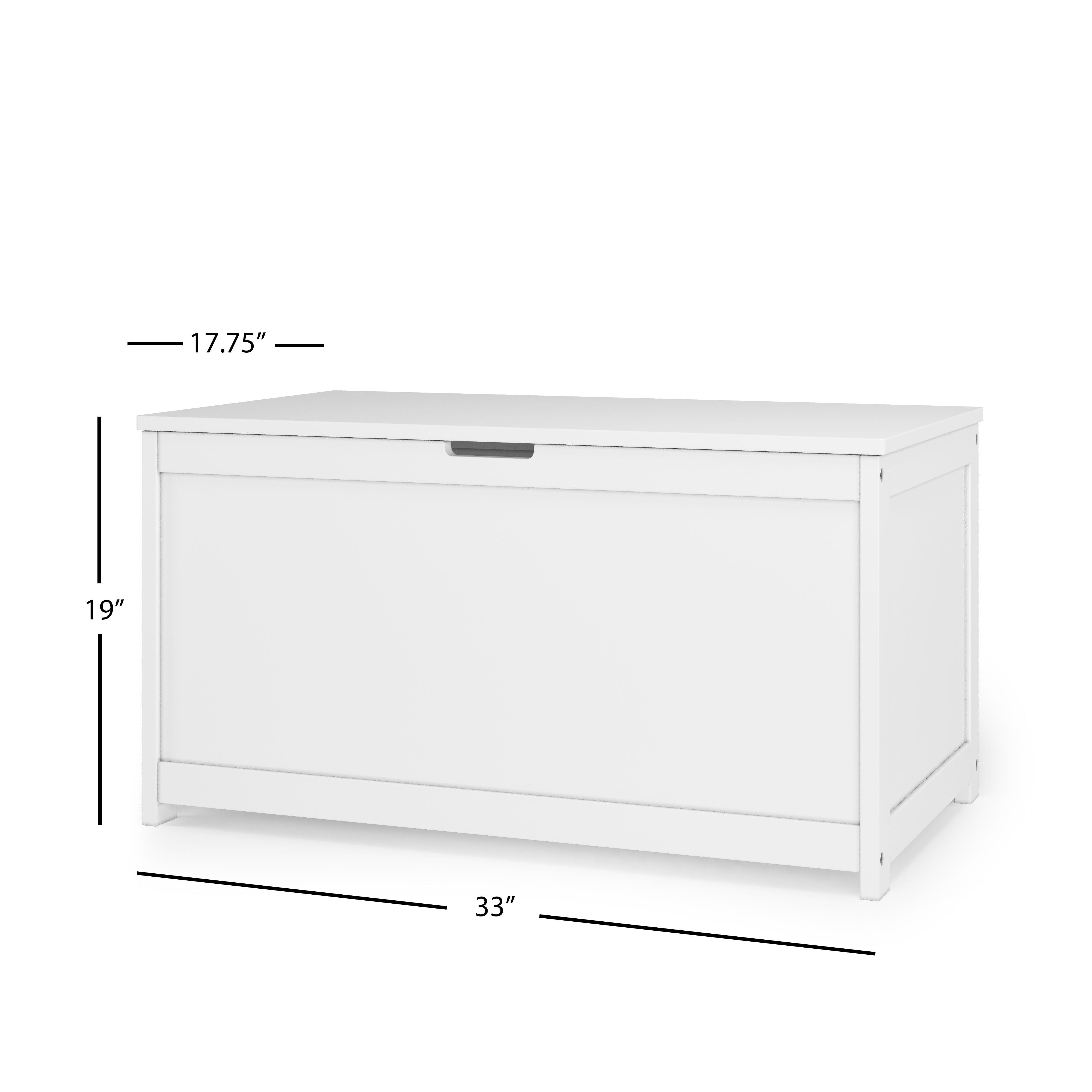 Harmony 33" Kids Toy Box, Matte White