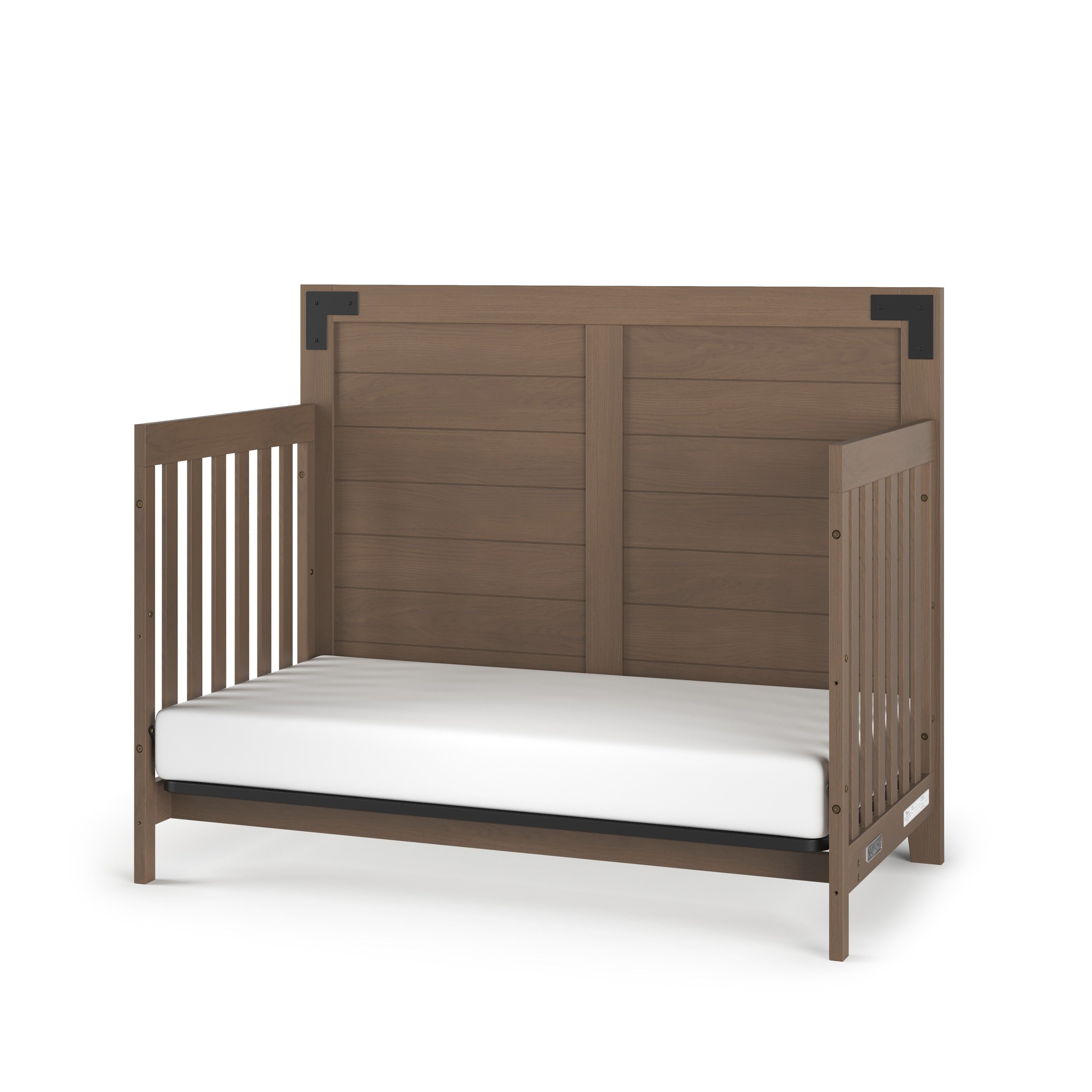 Lucas 4-in-1 Convertible Crib, Dusty Heather