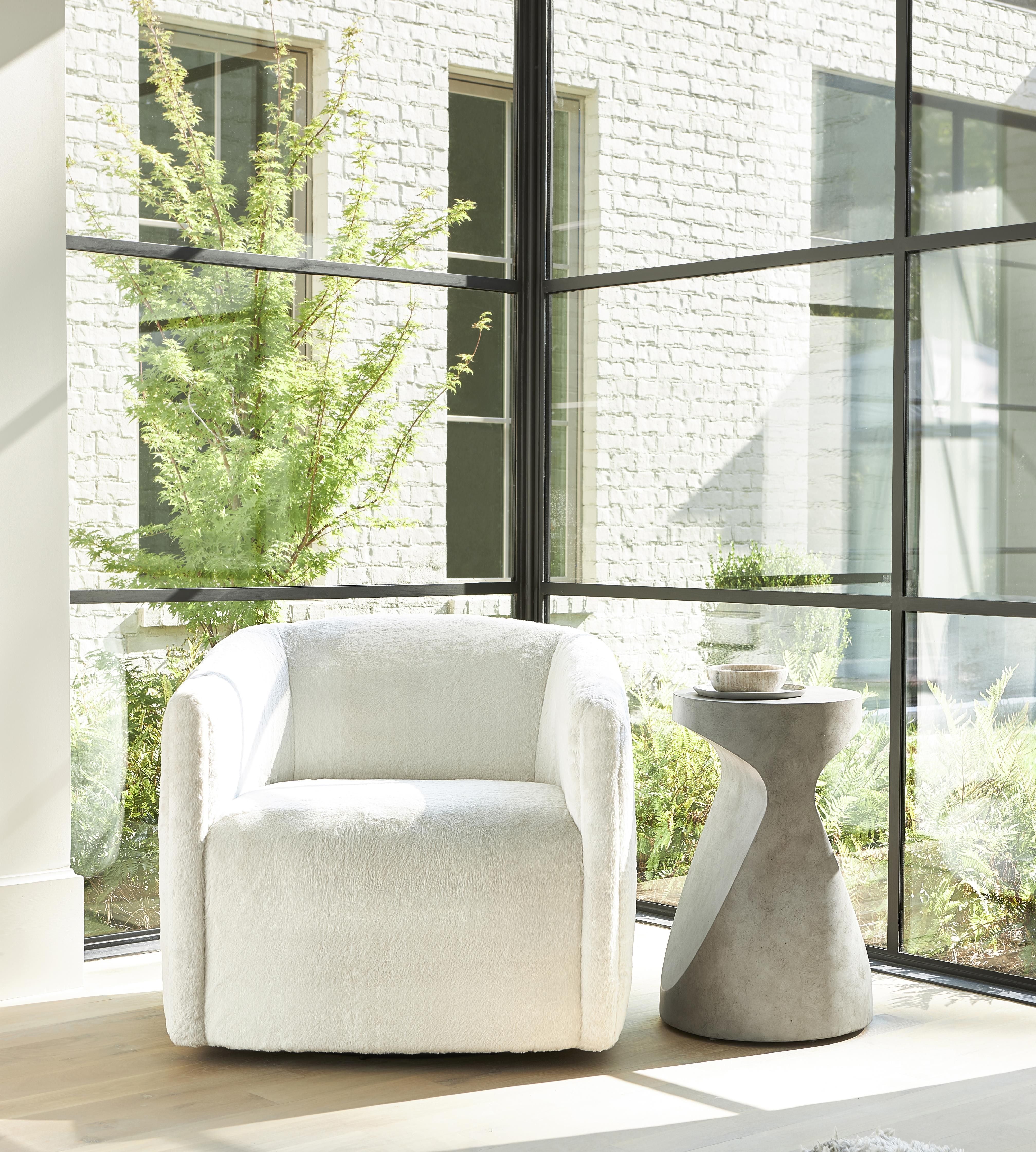 Bernhardt Furniture – Aline Fabric Swivel Chair