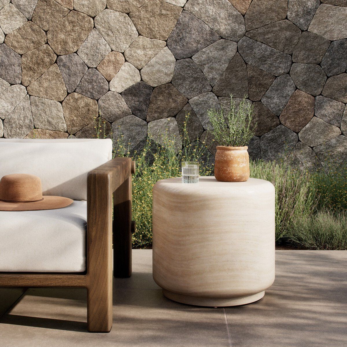 Venetia Outdoor End Table