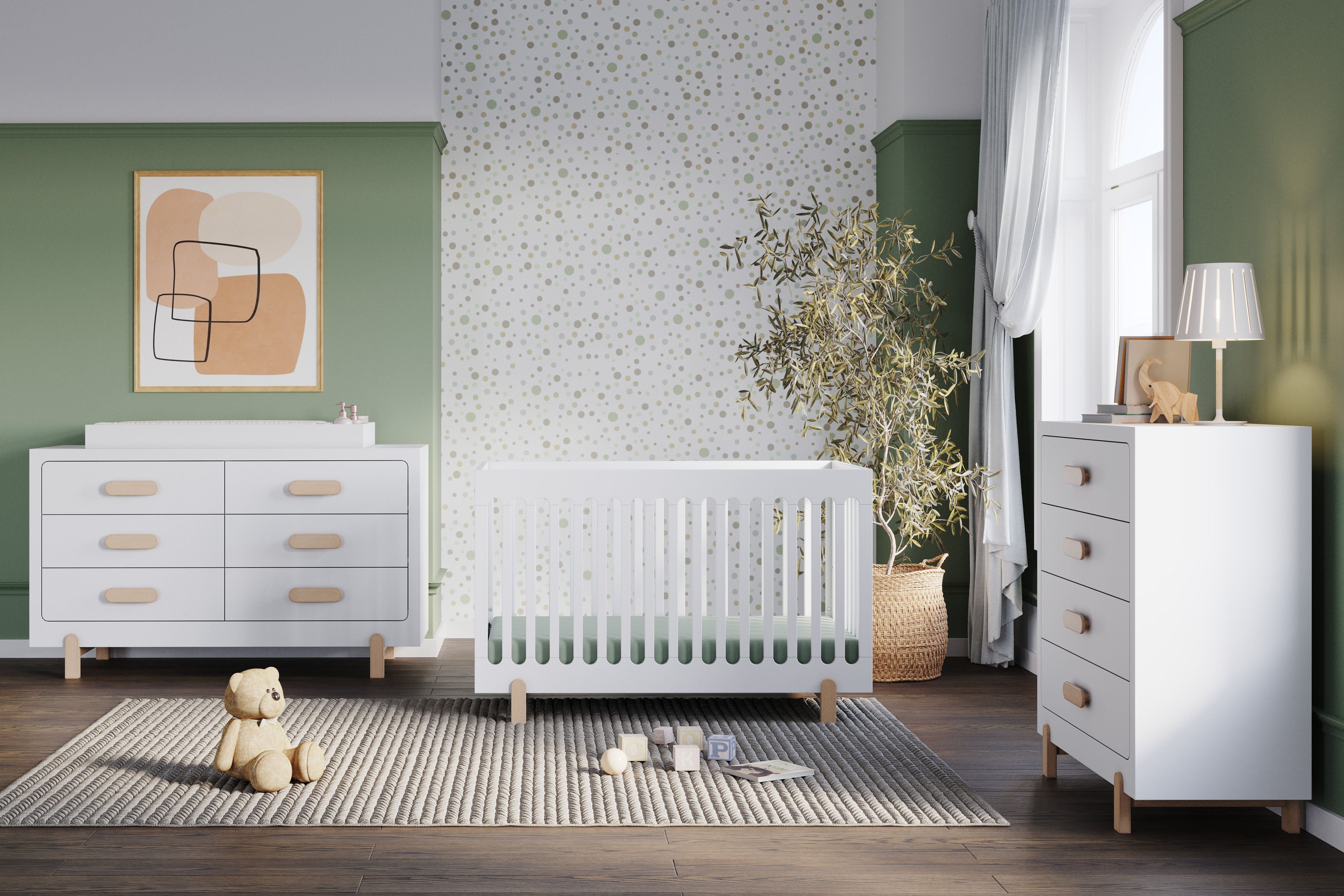 Park Heights 4-Drawer Chest - Matte White