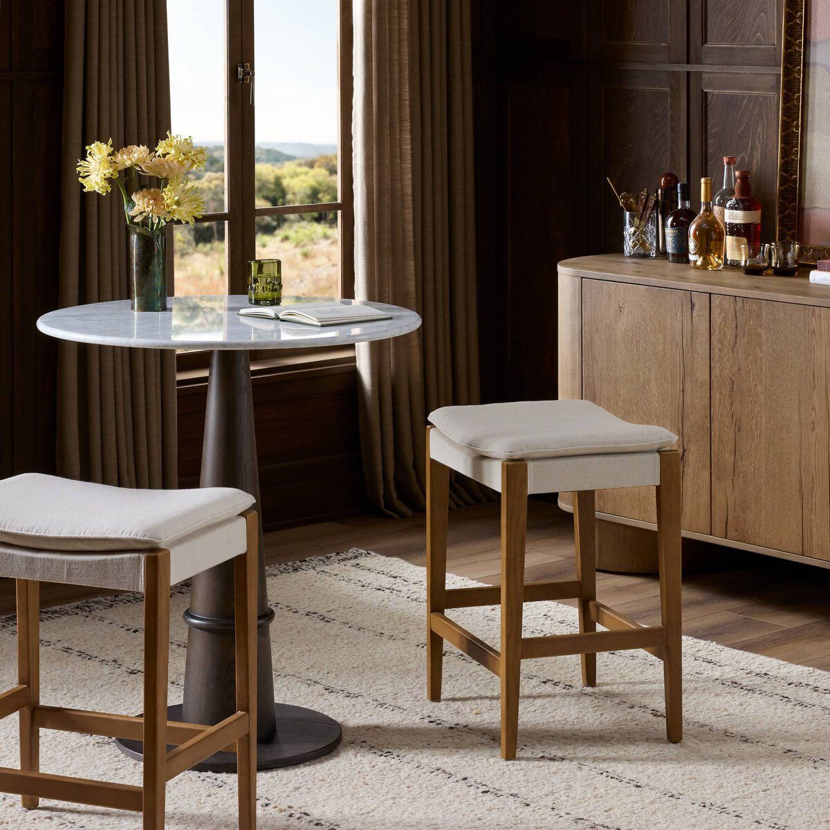 Aya Bar + Counter Stool