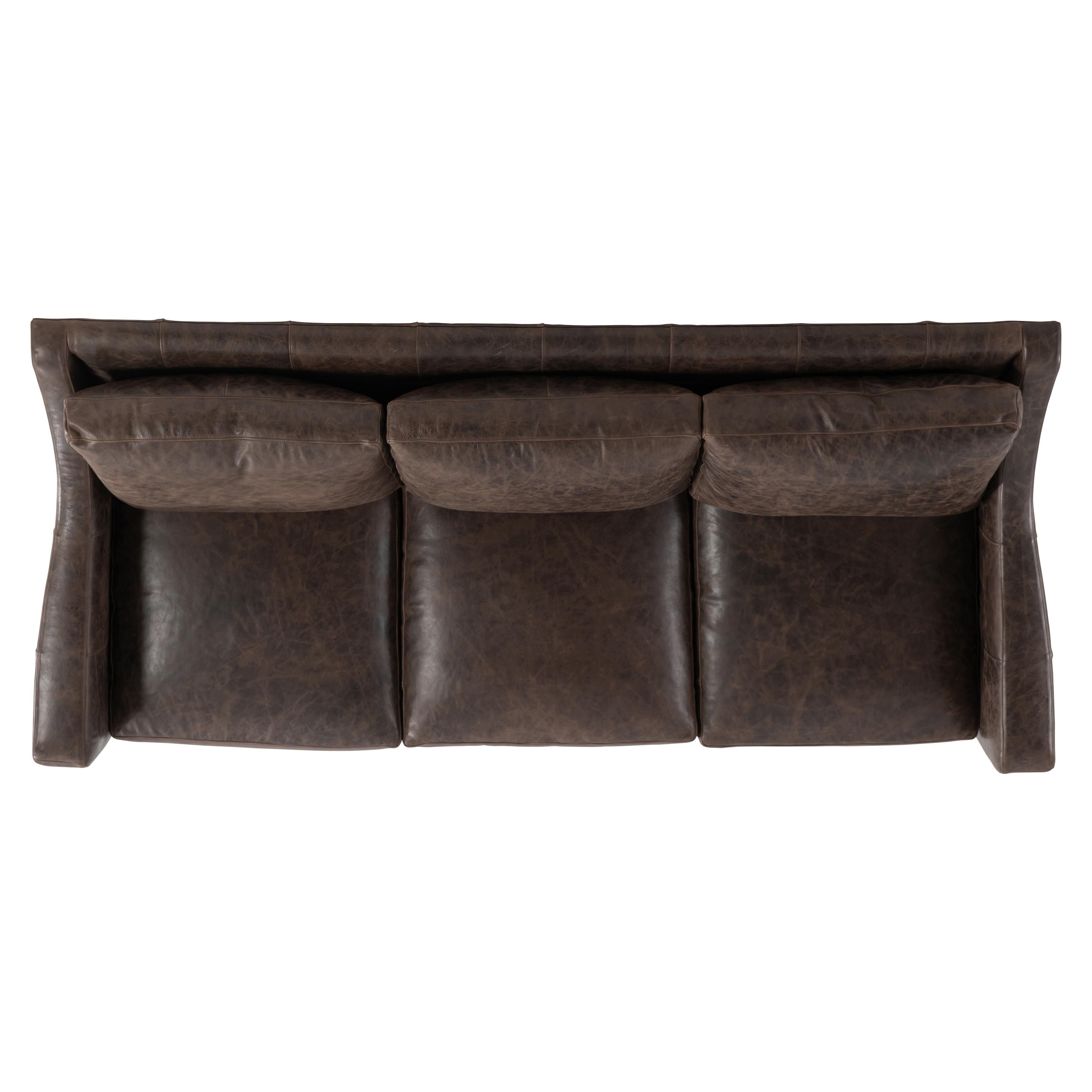 Bernhardt Ventura Leather Sofa