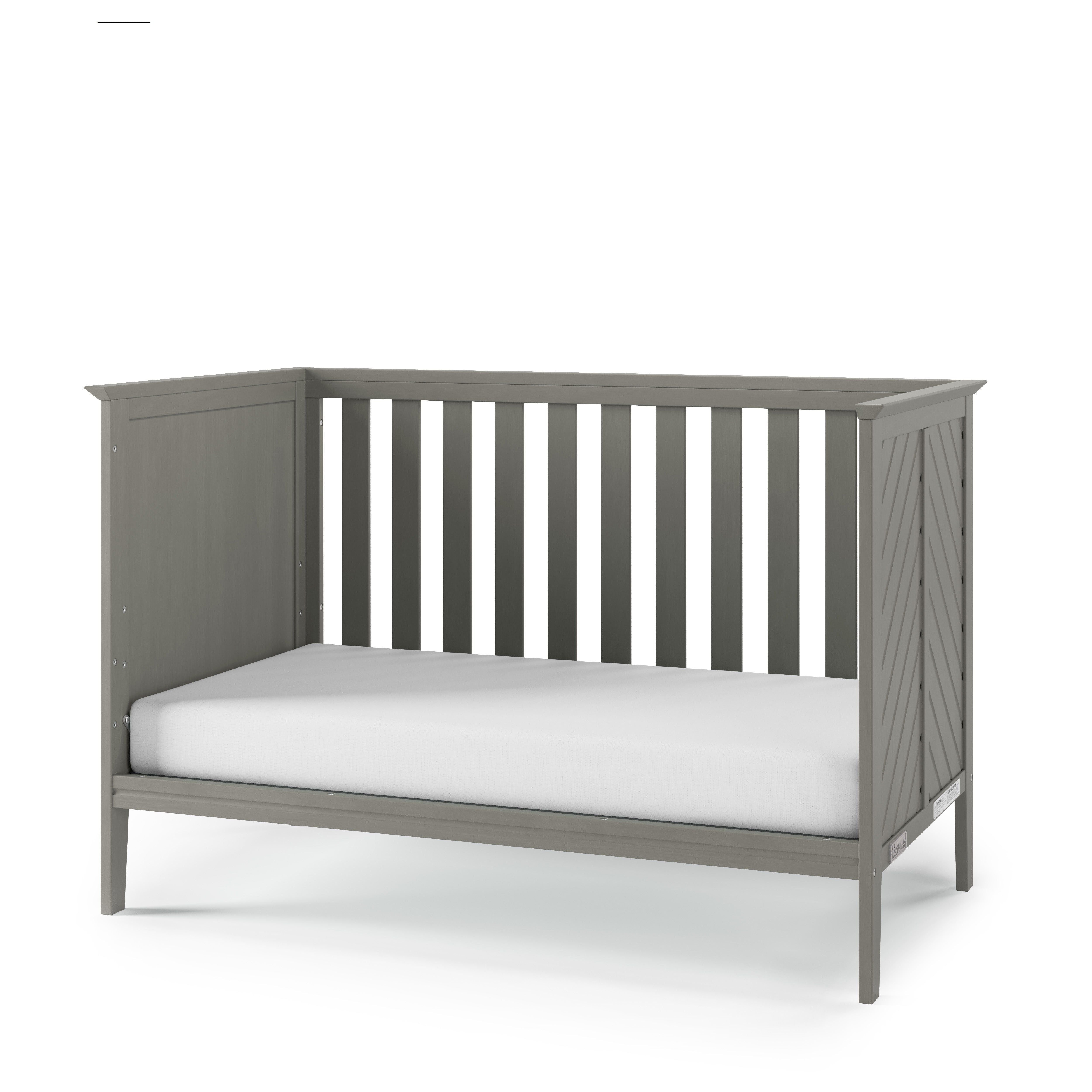 Atwood 3-in-1 Euro Convertible Crib, Lunar Gray