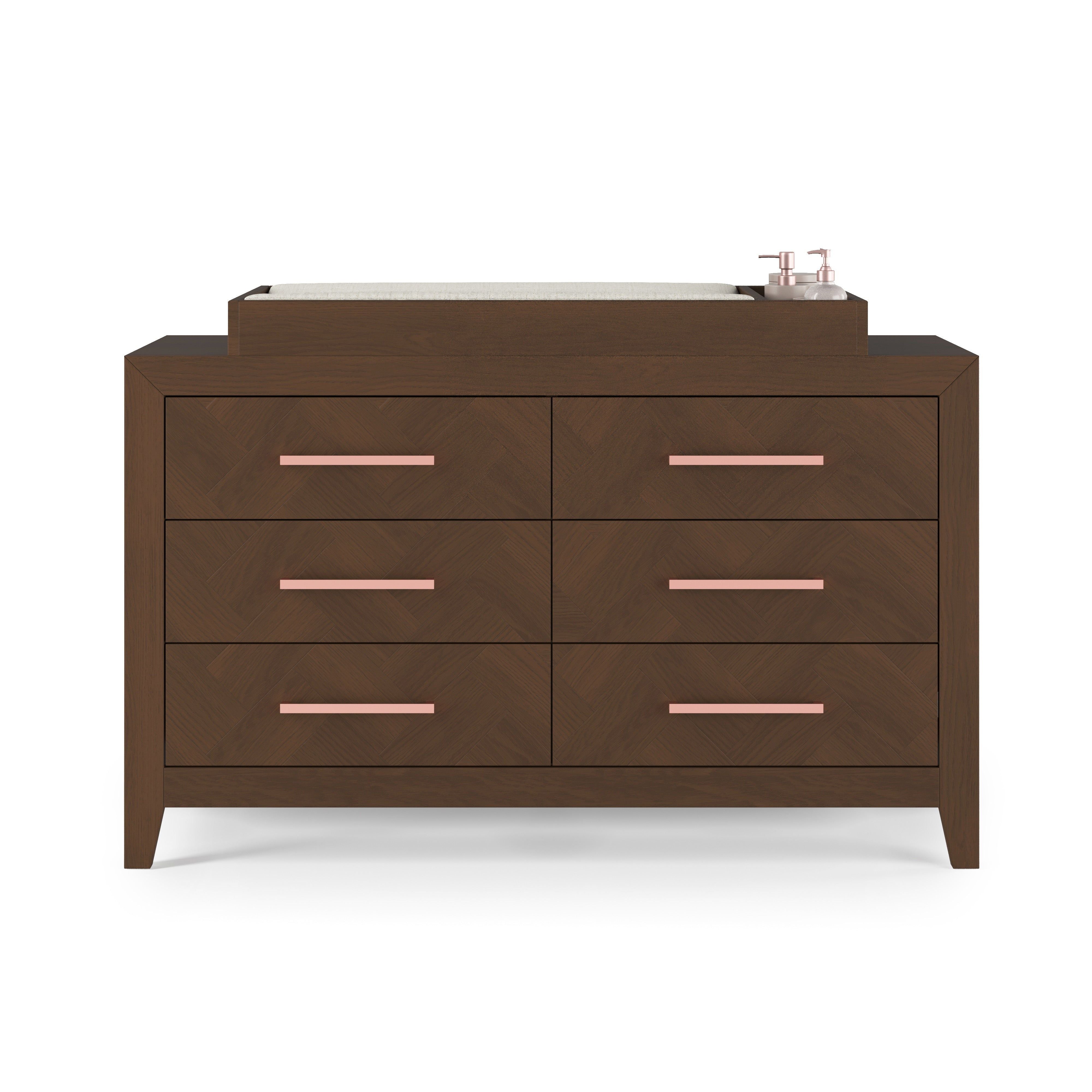 Kieran 6-Drawer Double Dresser, Toasted Chestnut