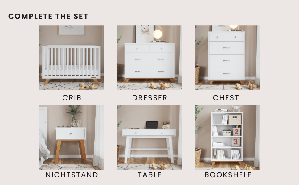 Soho Nightstand White Natural