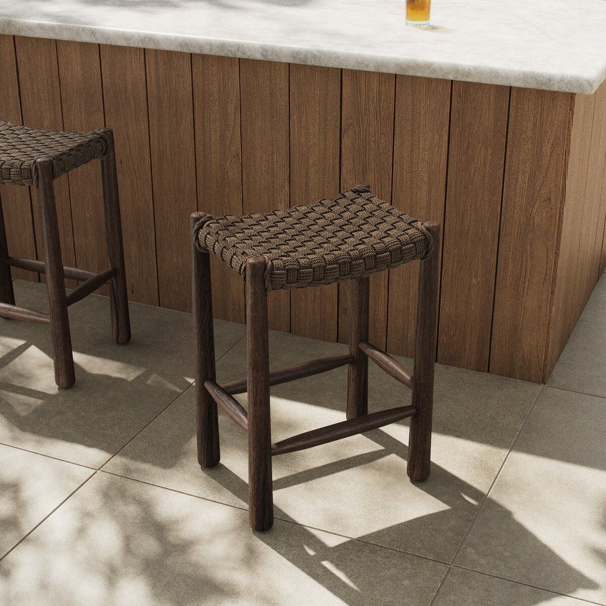 Savio Outdoor Bar + Counter Stool