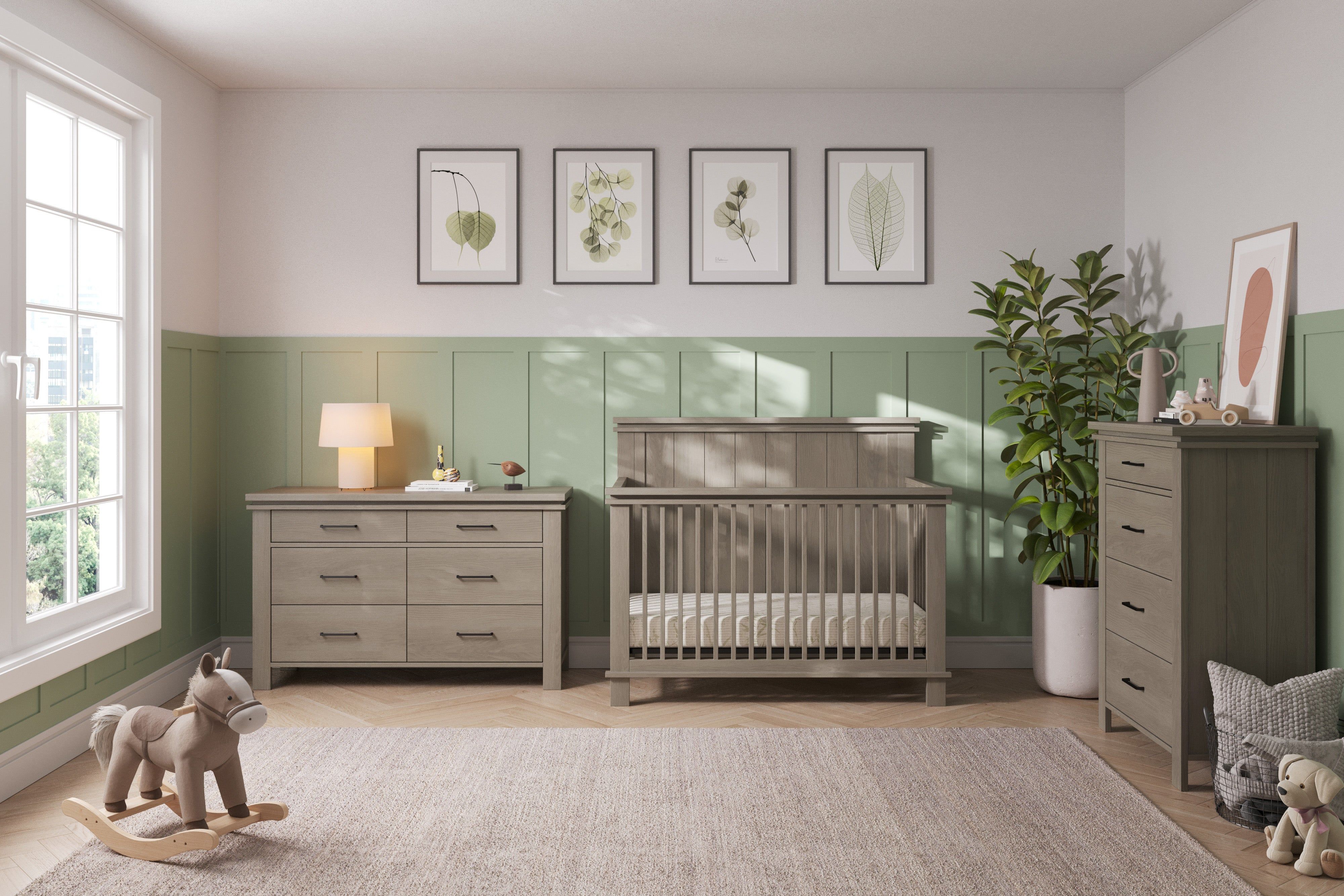 Denman 4 Drawer Chest, Crescent Gray
