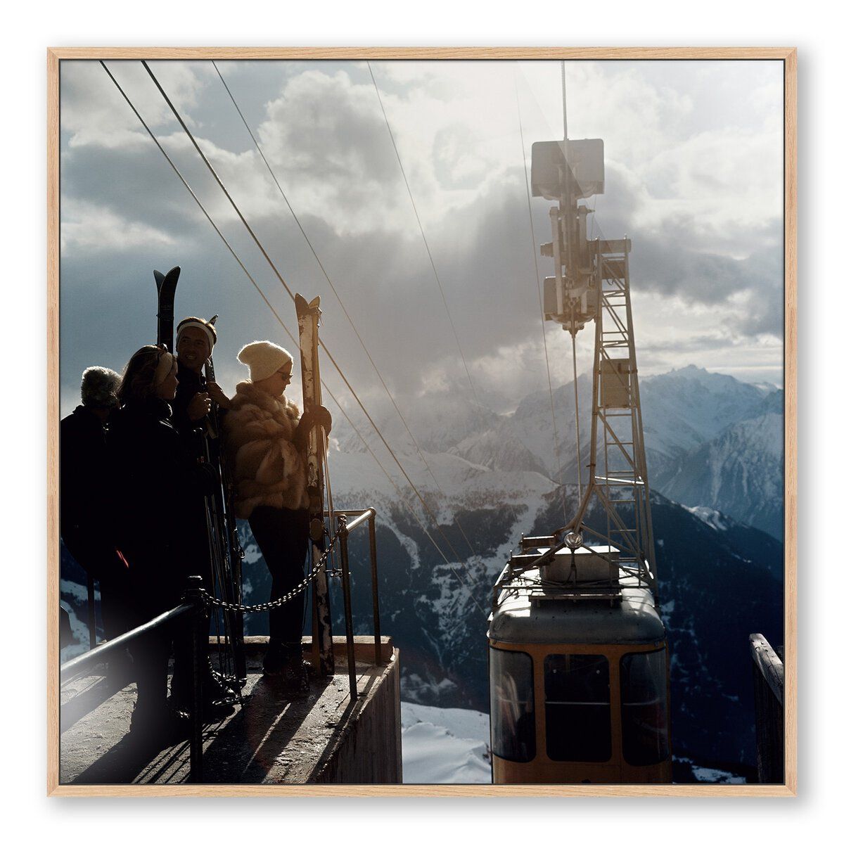 Alpine Skiing By Slim Aarons