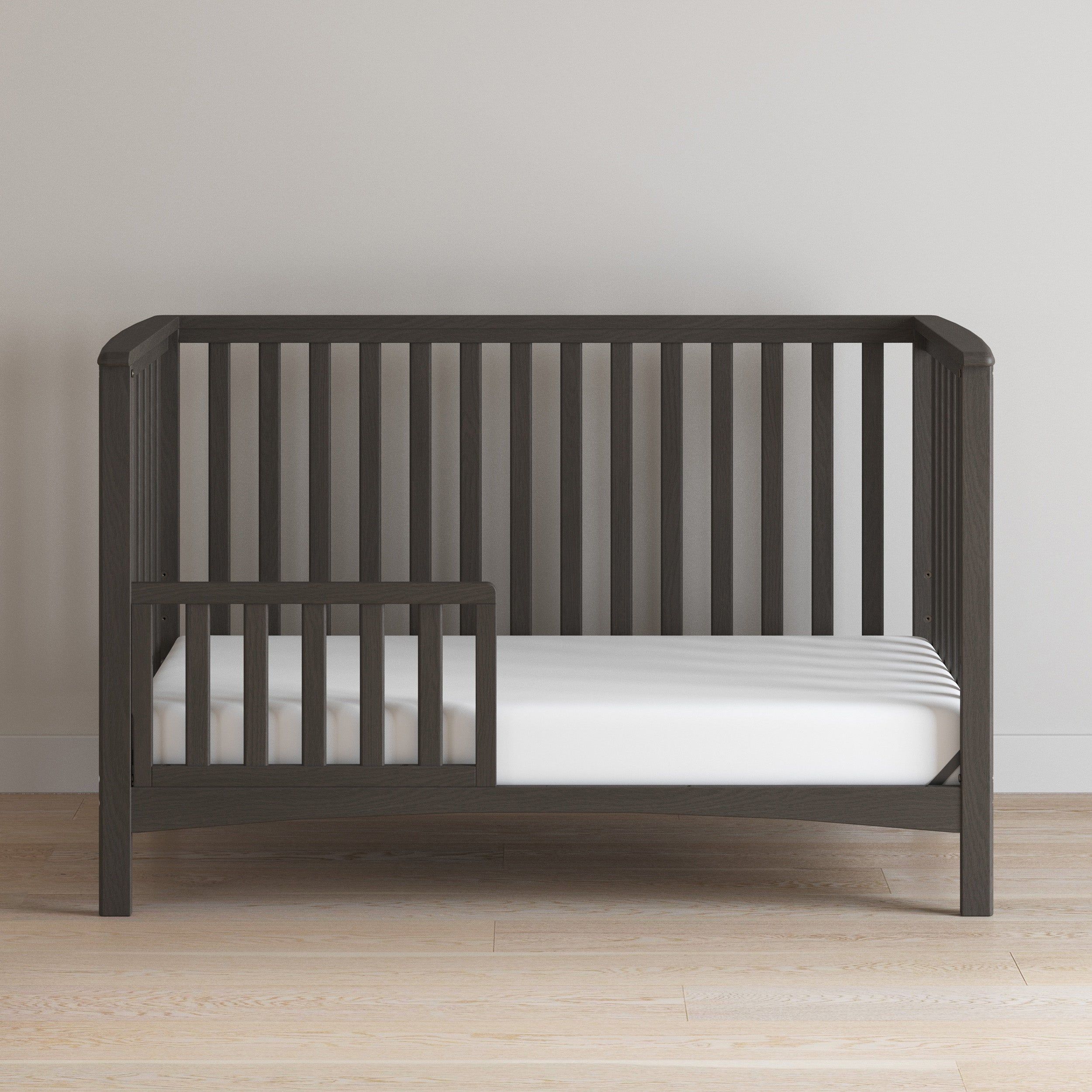 London 4-in-1 Convertible Crib, Dapper Gray