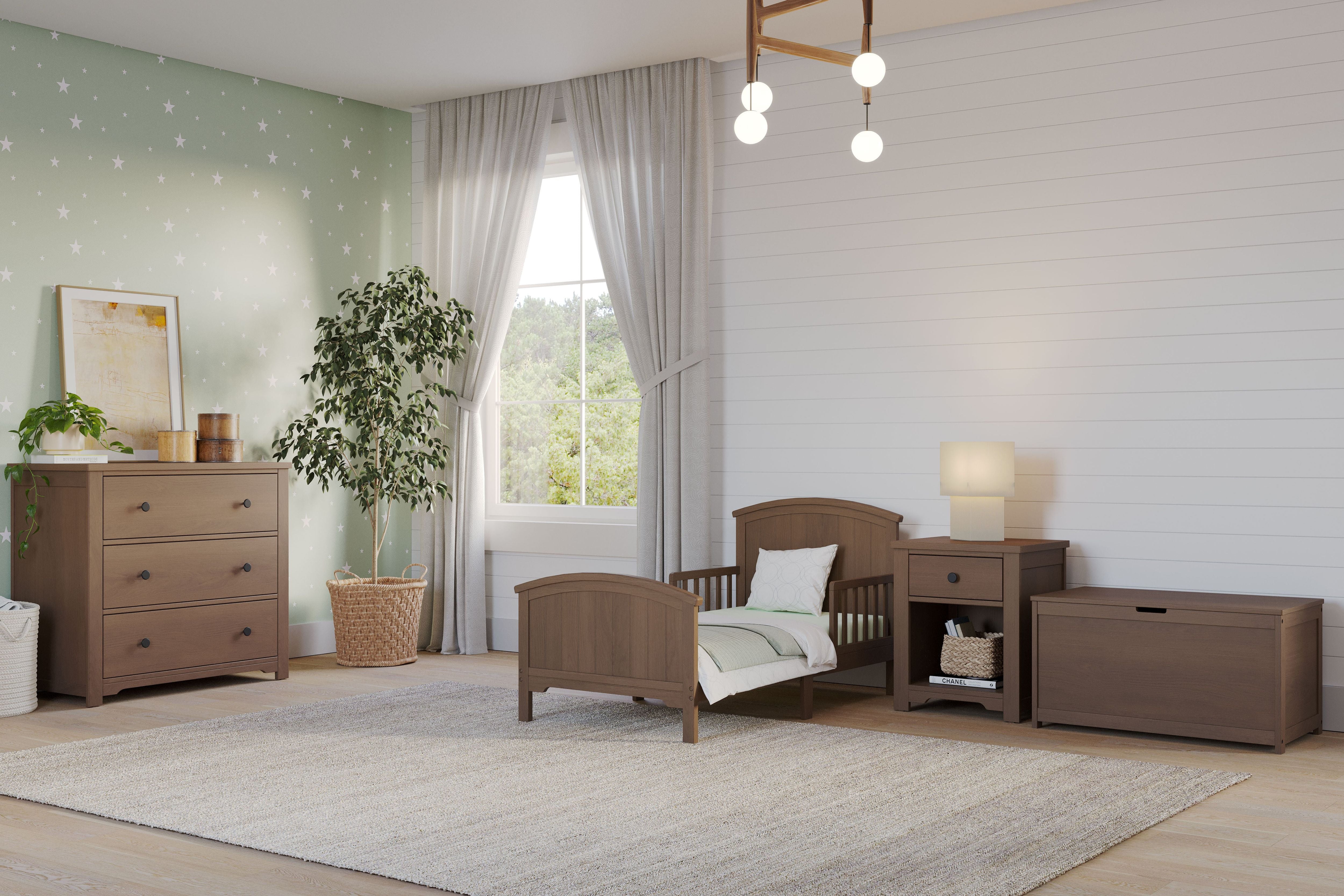 Harmony Nightstand, Dusty Heather