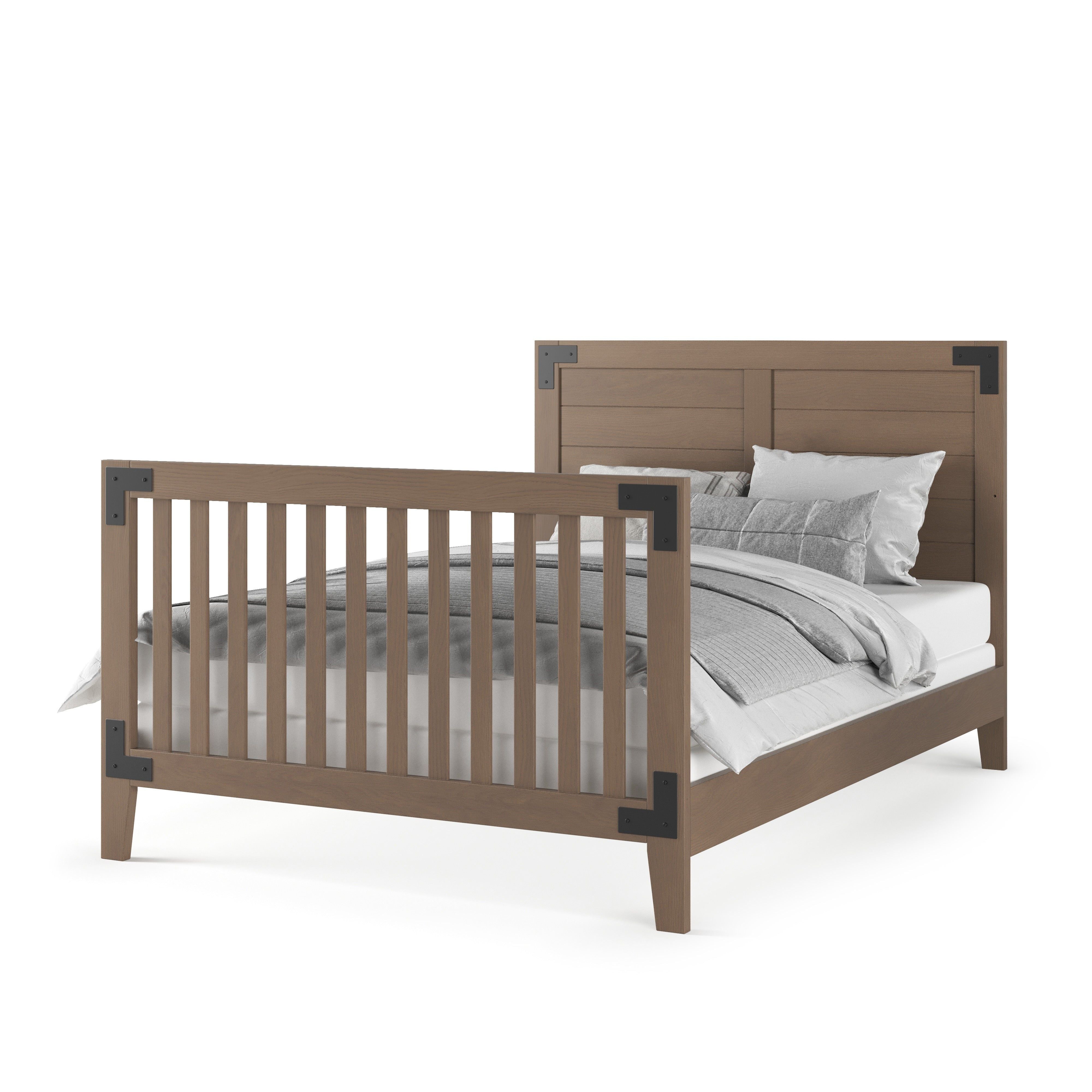 Lucas 4-in-1 Convertible Crib, Dusty Heather