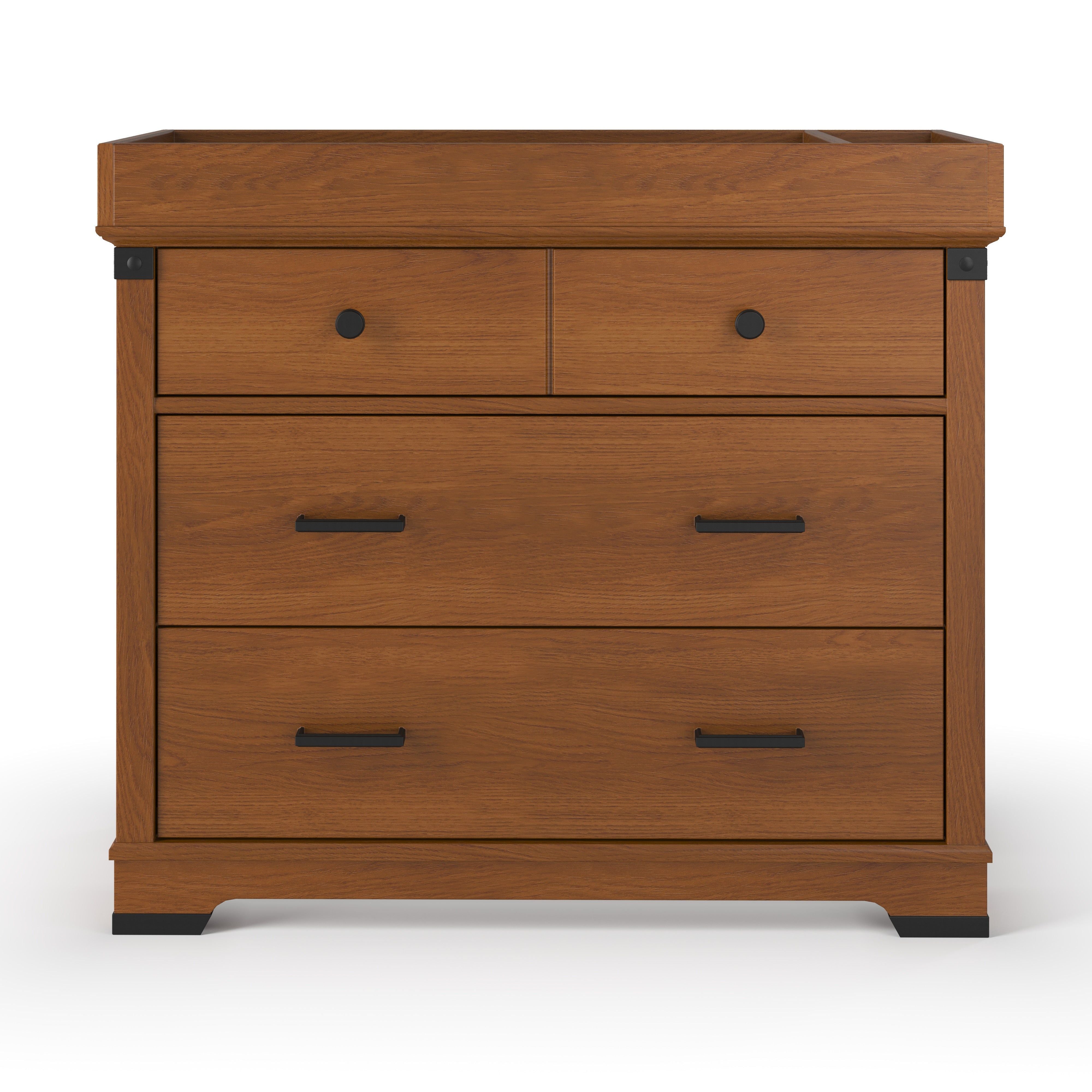 Redmond 3 Drawer Dresser, Coach Cherry