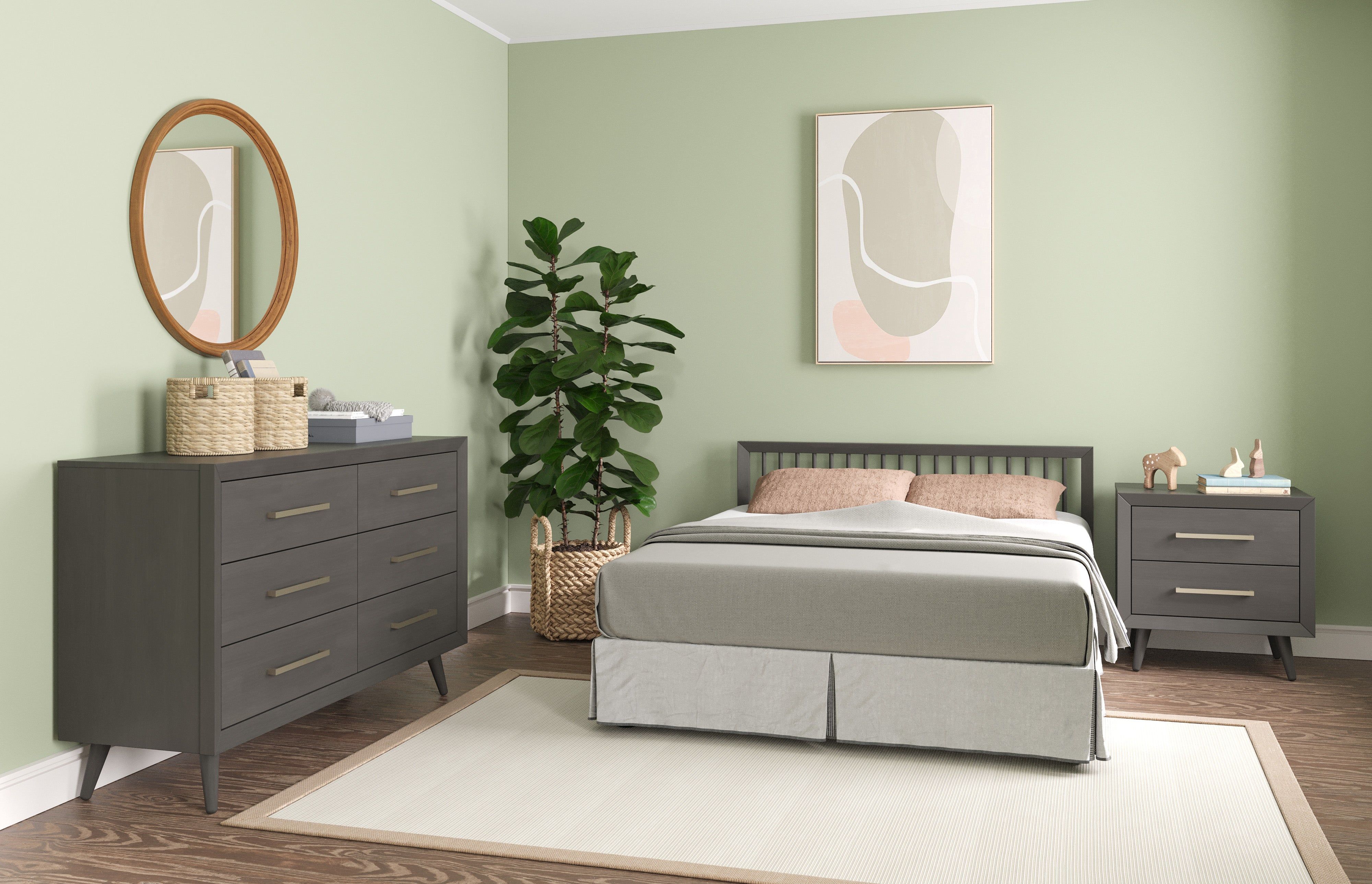 Cranbrook Double Dresser, Lunar Gray