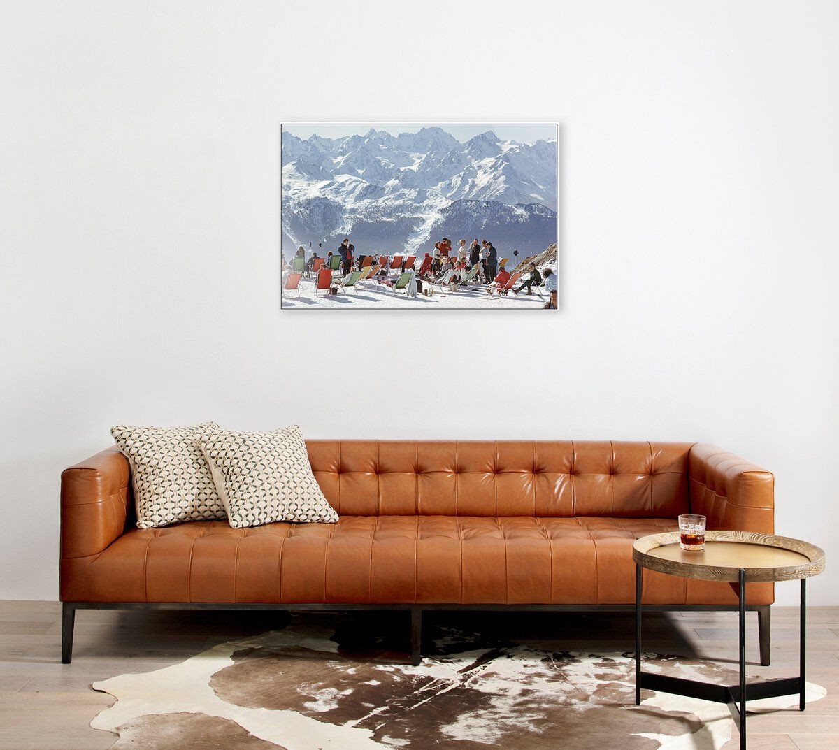 Lounging In Verbier By Slim Aarons
