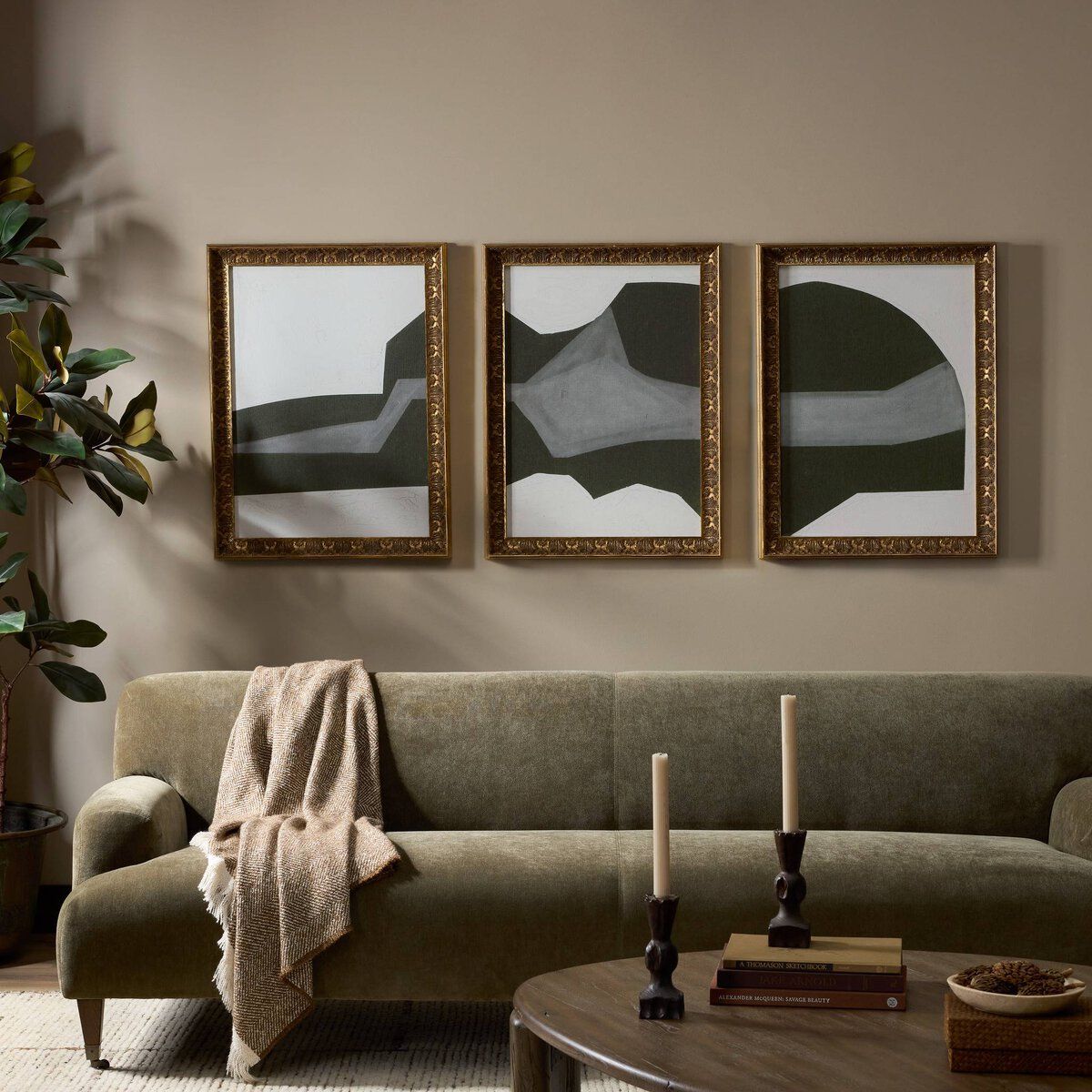 Suspended Triptych By Raoul Morren