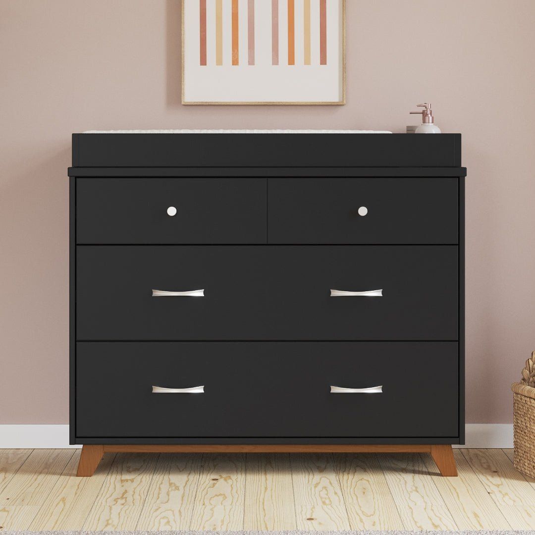 Soho 3-Drawer Dresser, Ebony