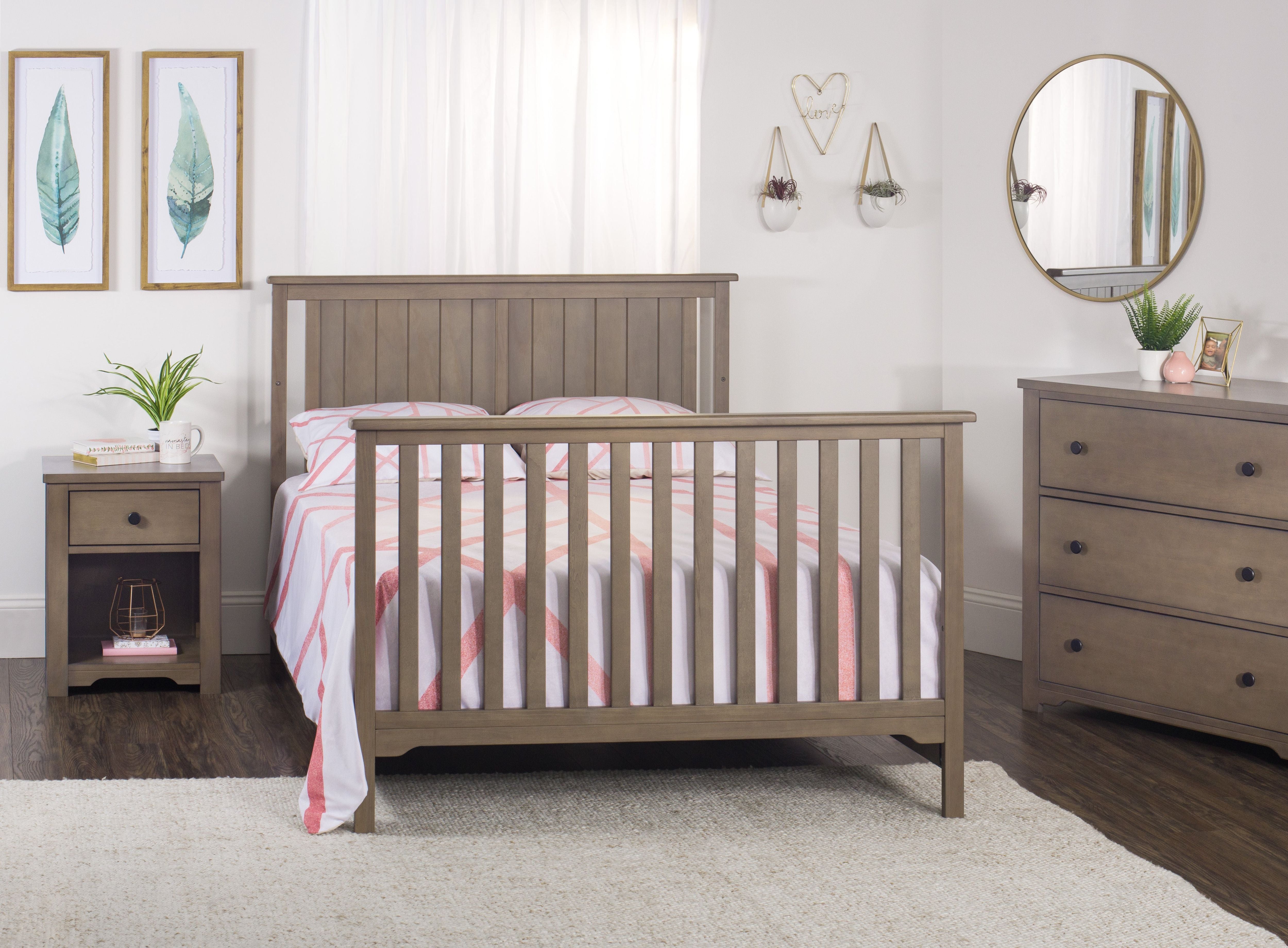 Harmony 3-Drawer Kids Dresser with Changing Table Topper