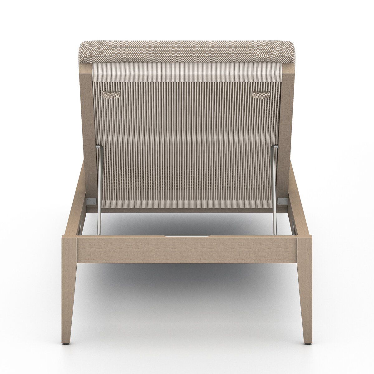 Sherwood Outdoor Chaise, Washed Brown