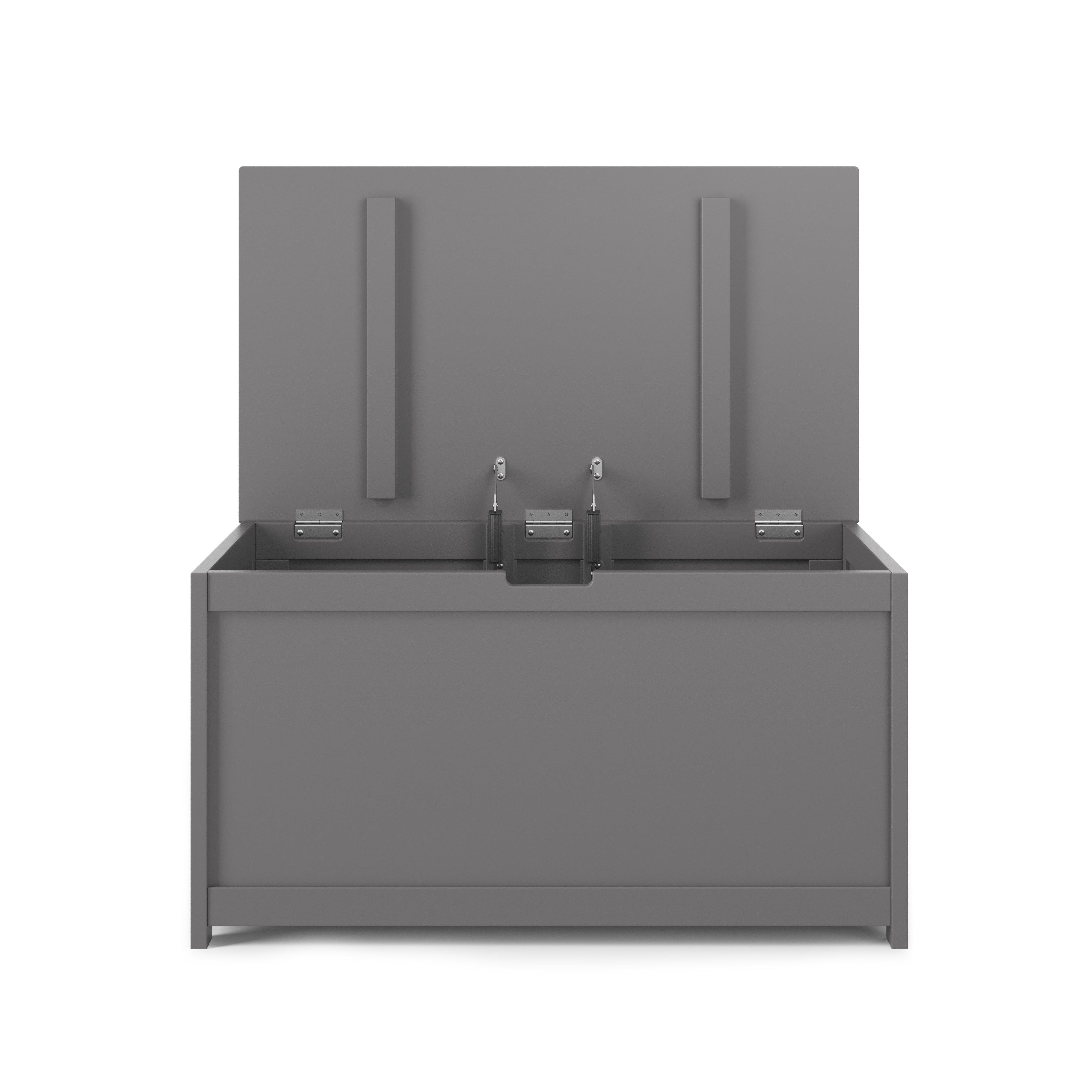Harmony 33" Kids Toy Box, Cool Gray