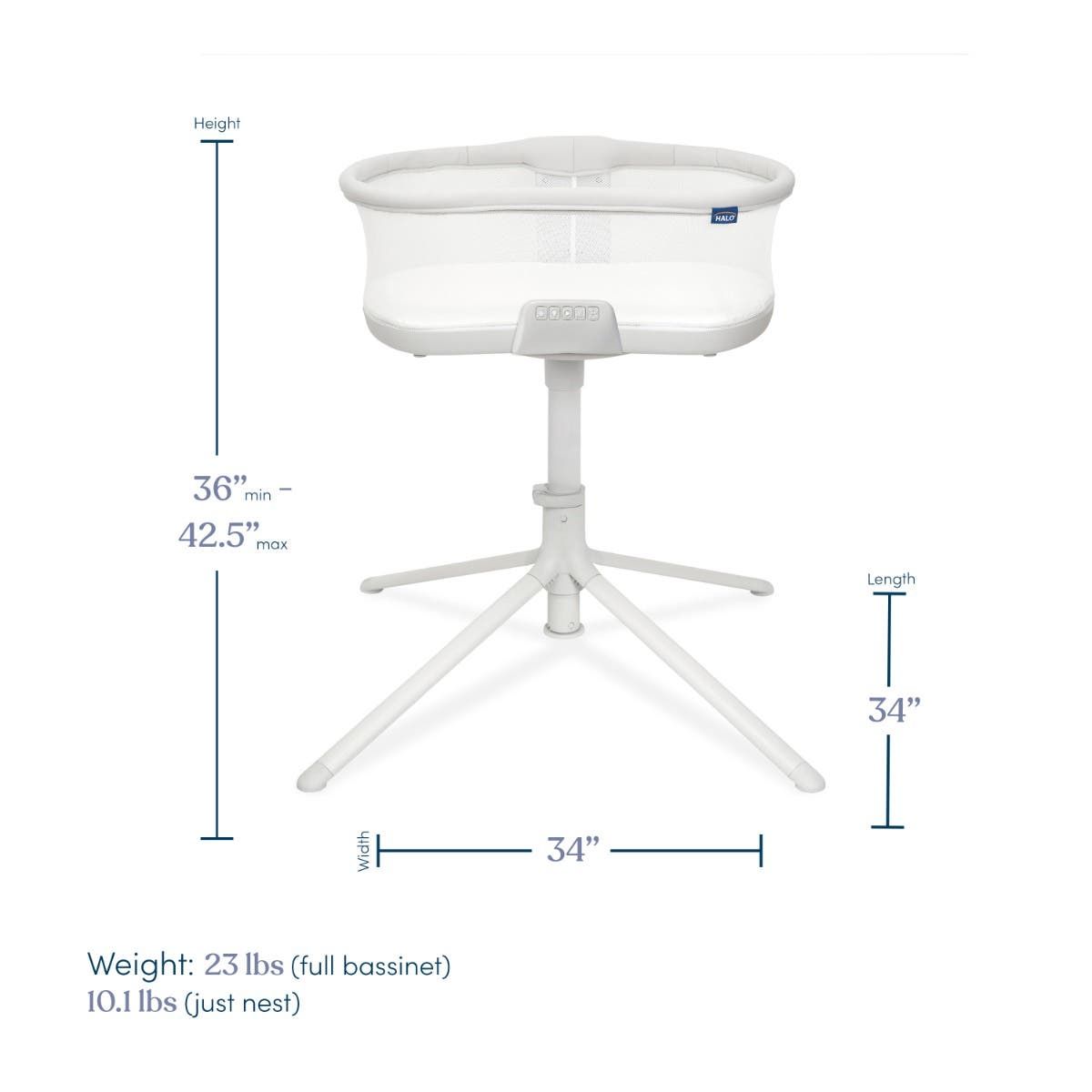 Bassinest® Soothing Swivel Sleeper 3.0 Bassinet