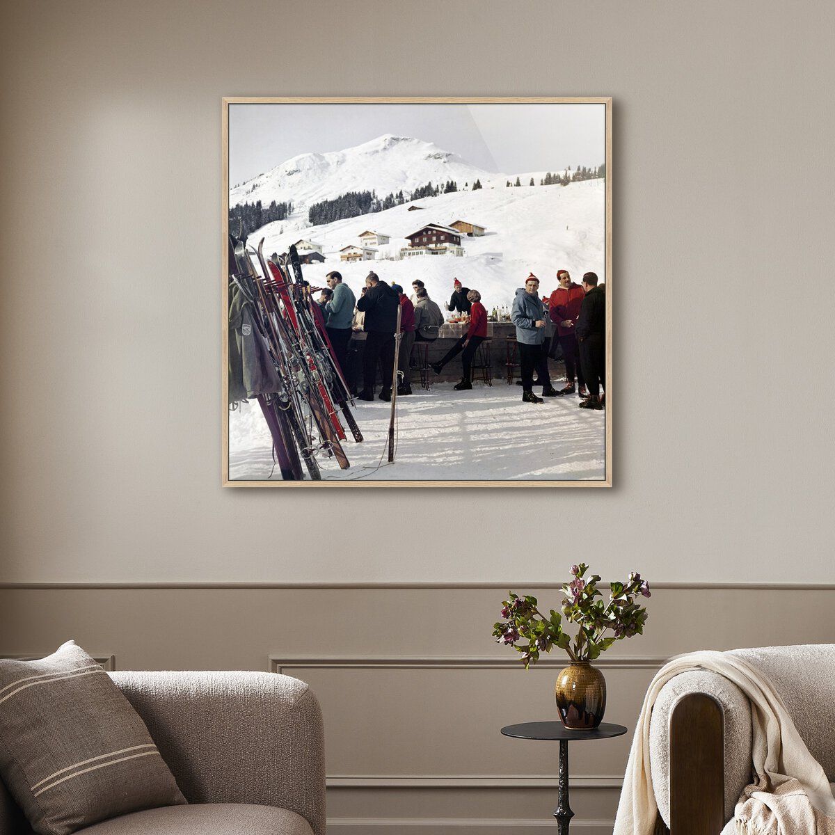Lech Ice Bar Ii By Slim Aarons