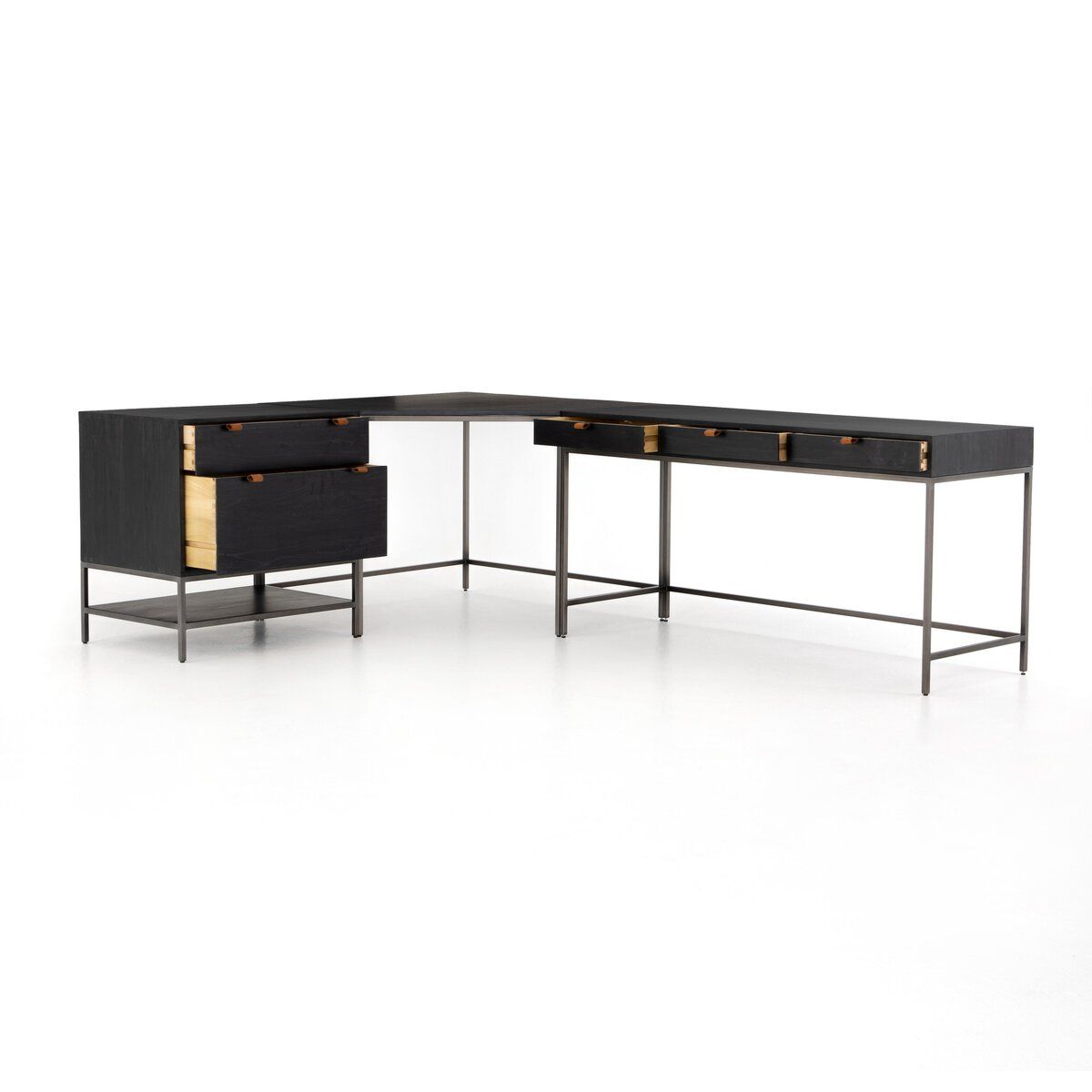 Trey Filing Cabinet Desk System