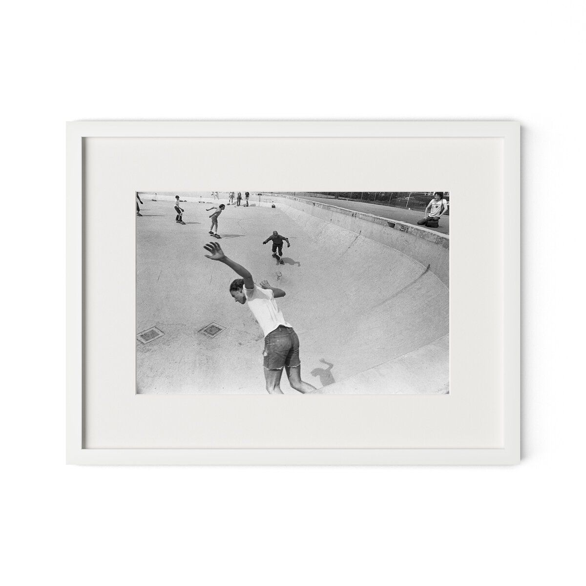 Skateboarding In A Drained Pool I By Barbara Alper