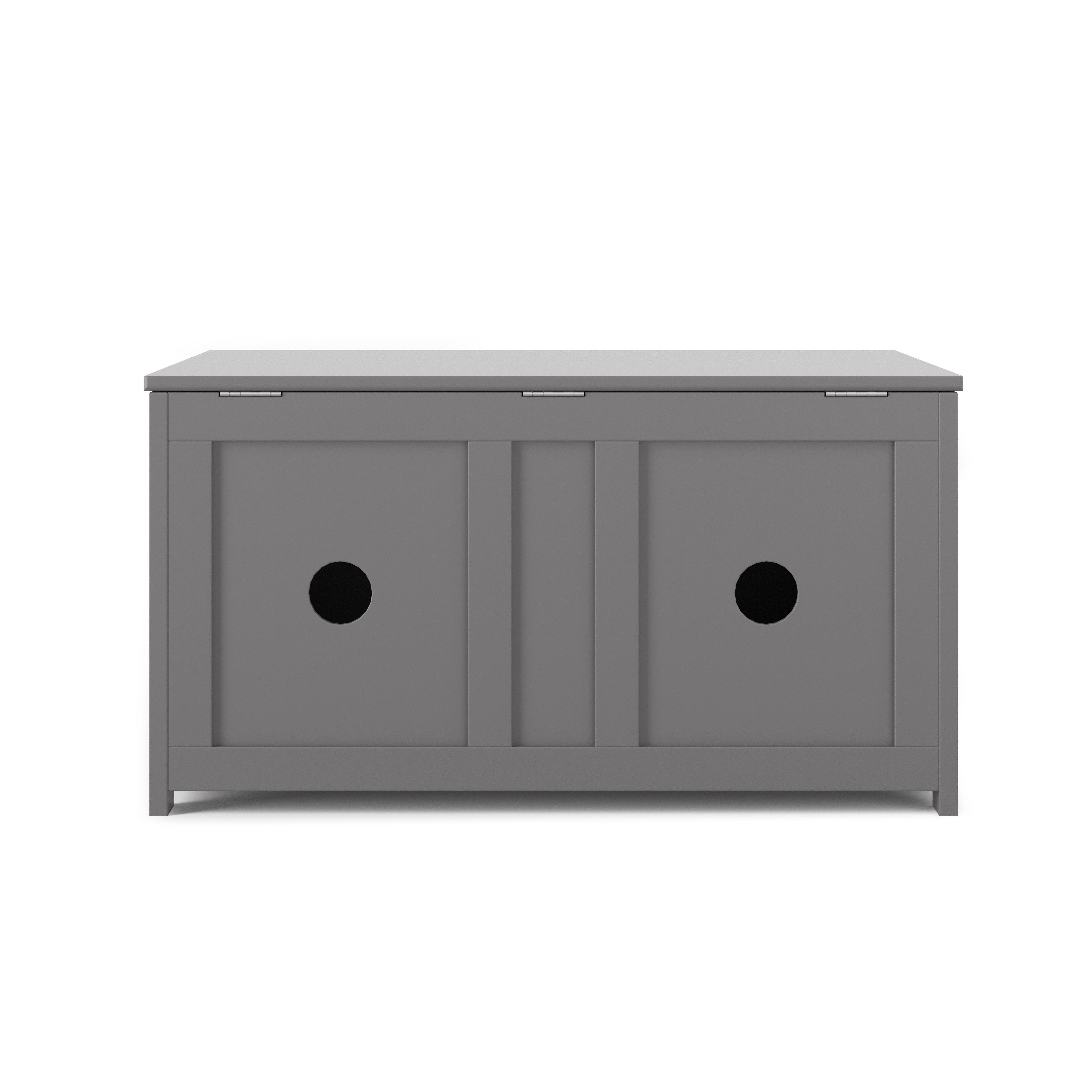 Harmony 33" Kids Toy Box, Cool Gray