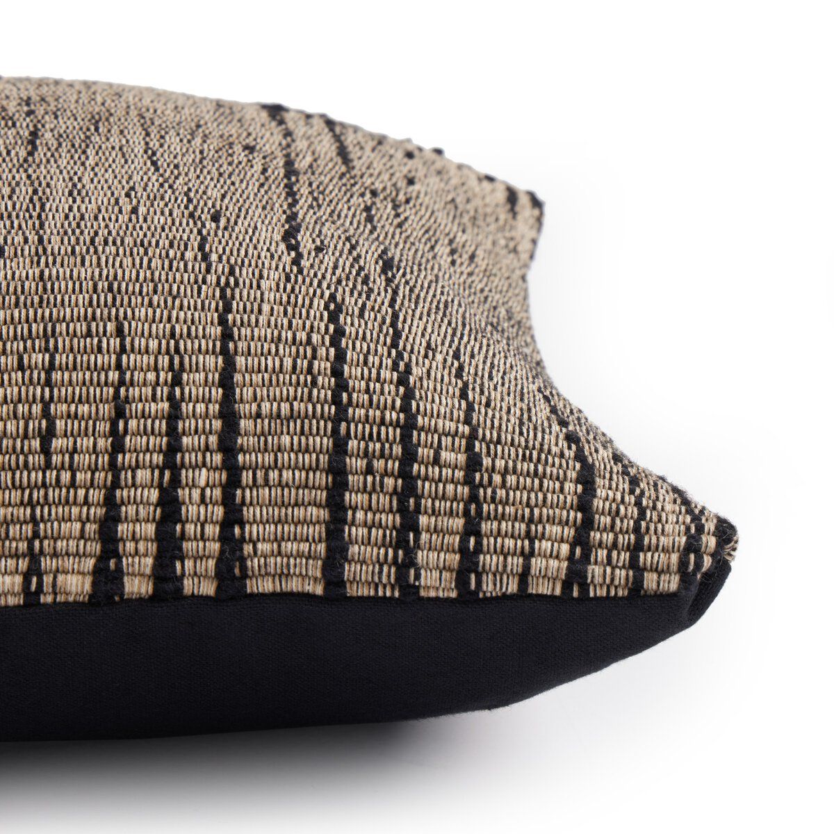 Handwoven Stripe Wool Pillow