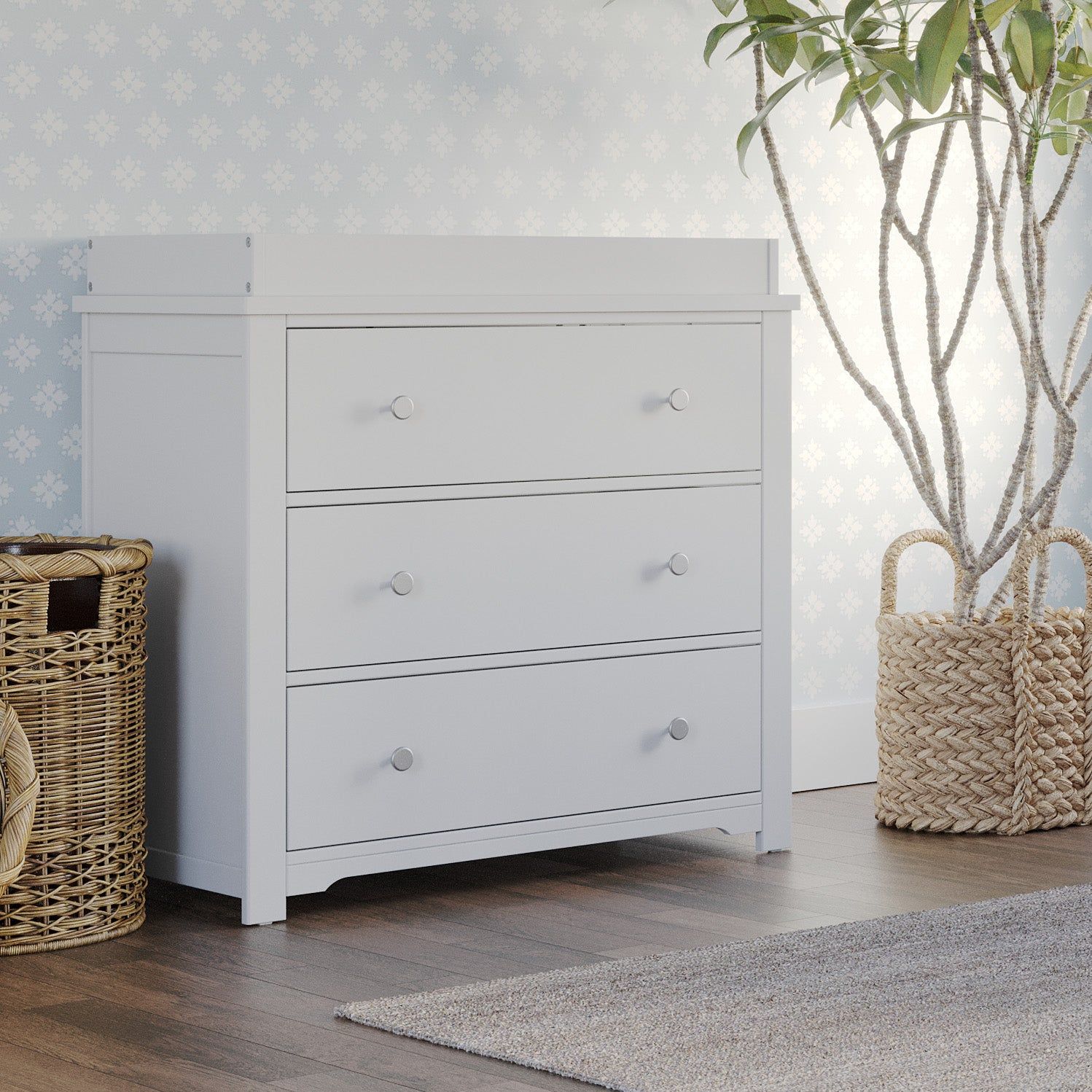 Camden 3-Piece Nursery Set With Crib, Dresser, And Nightstand