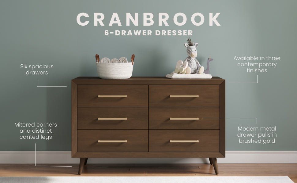 Cranbrook Double Dresser, Toasted Chestnut