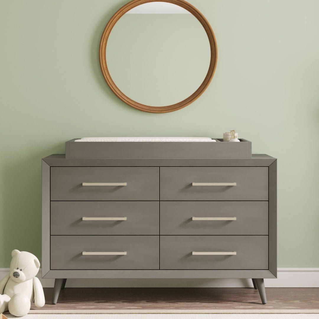Universal Changing Table Topper Lunar Gray