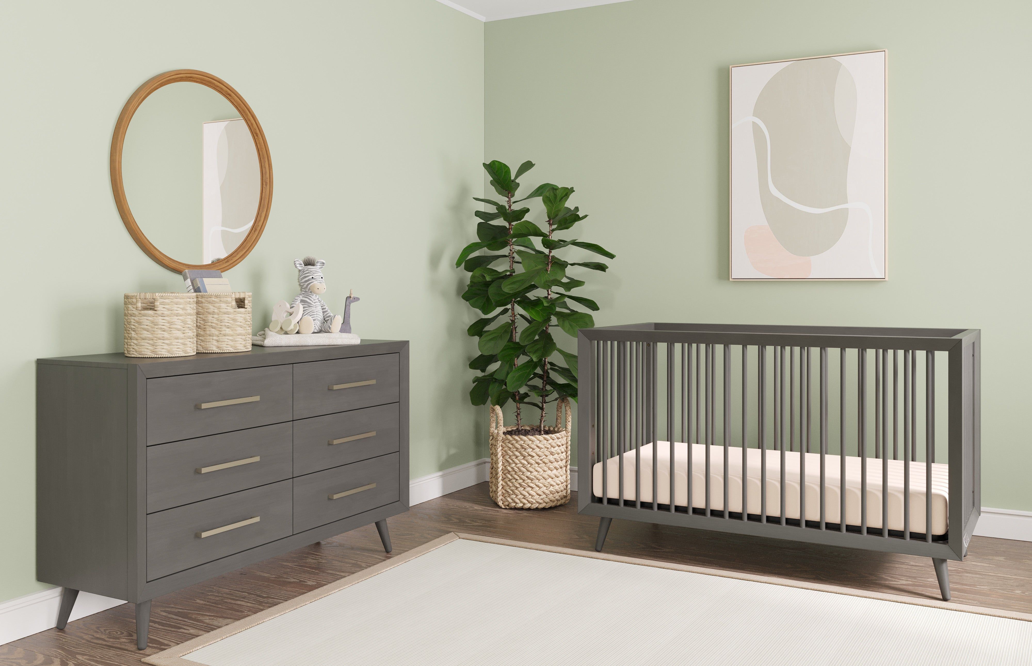 Cranbrook Double Dresser, Lunar Gray