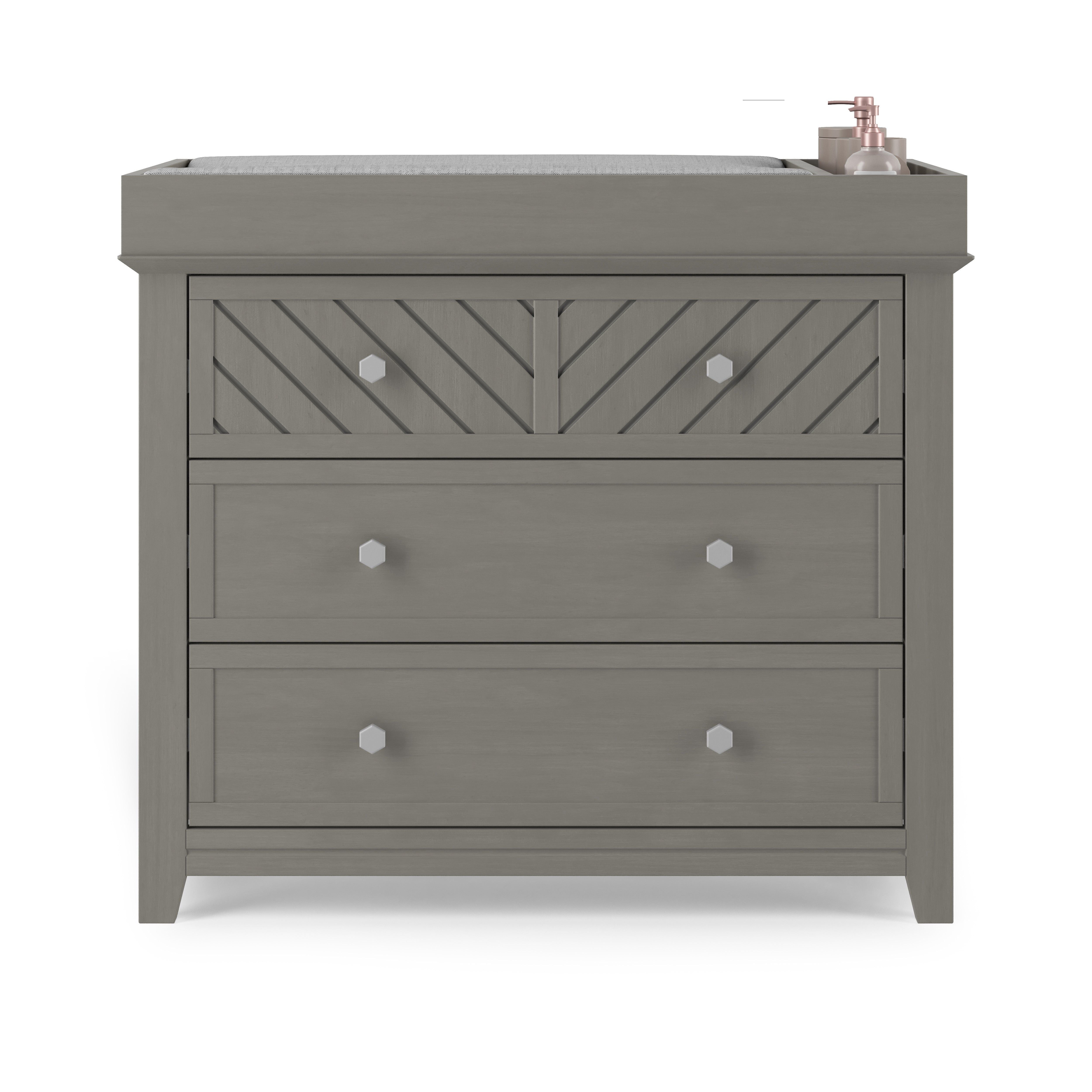 Atwood 3-Drawer Dresser, Lunar Gray