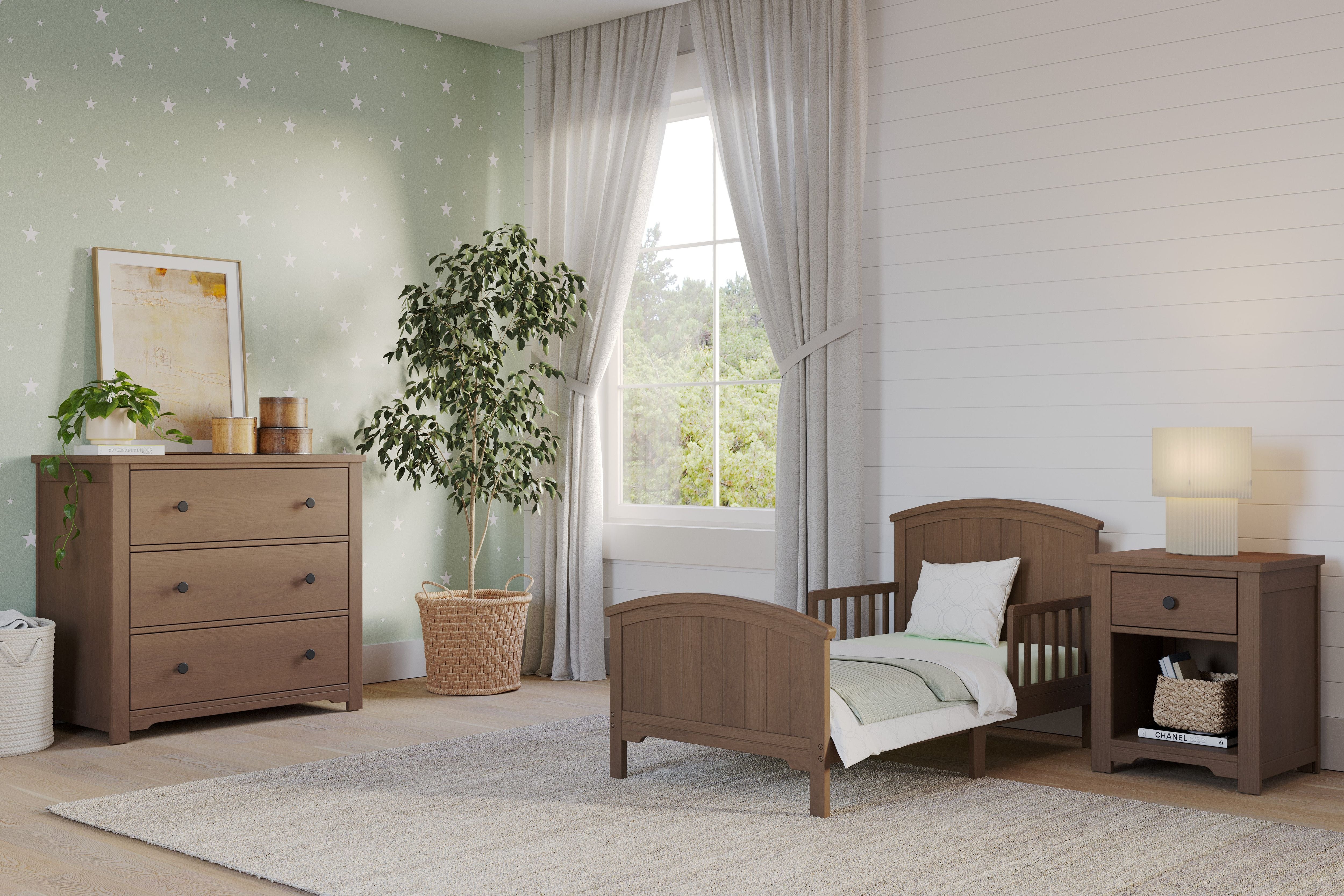 Harmony Nightstand, Dusty Heather