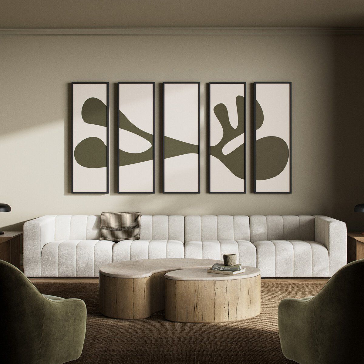 Organic Shape Iii Set By Four Hands Art Studio