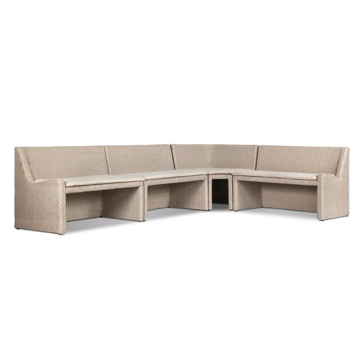 Senna Outdoor Dining Banquette L-shape