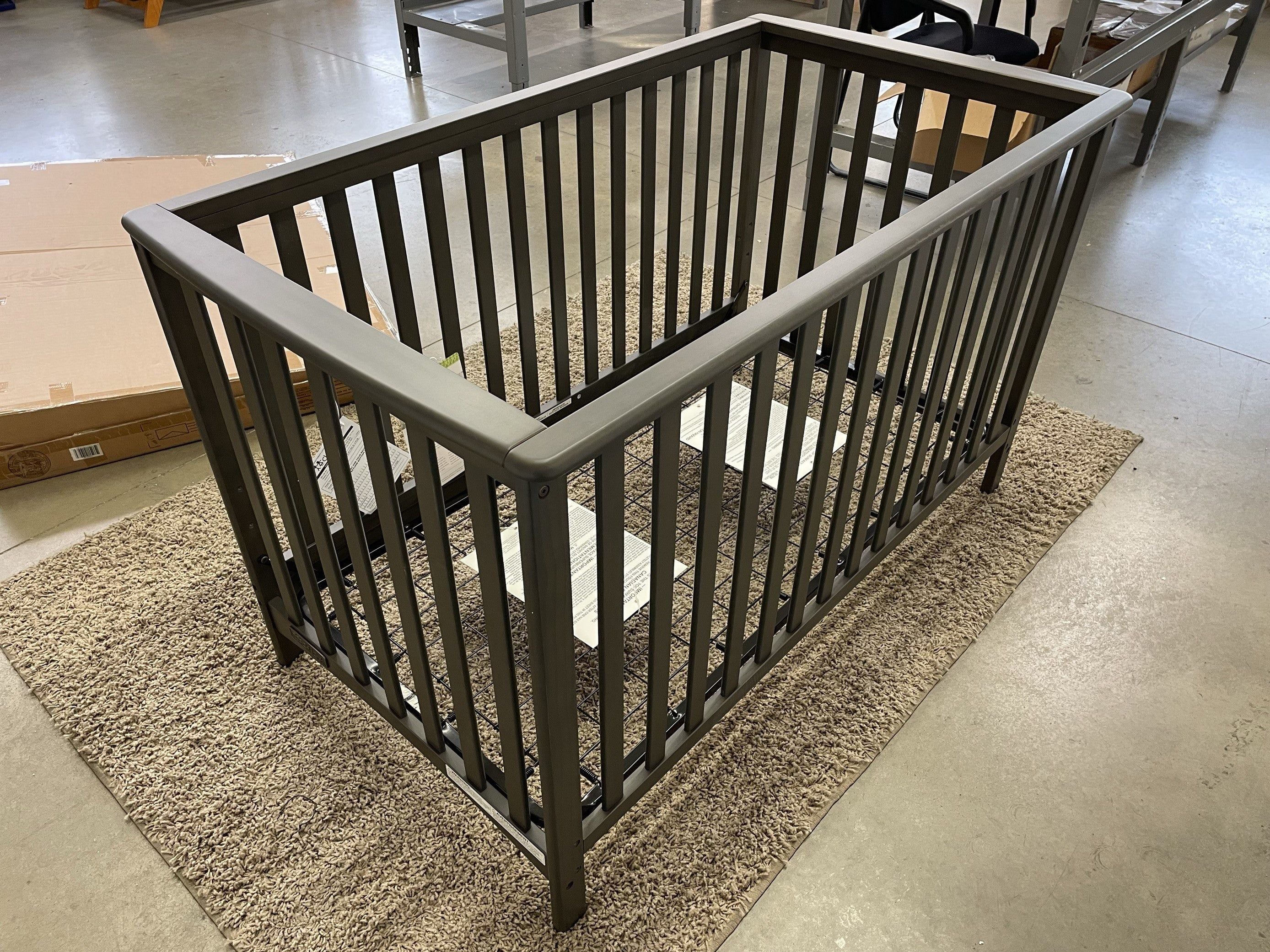 London 4-in-1 Convertible Crib, Dapper Gray
