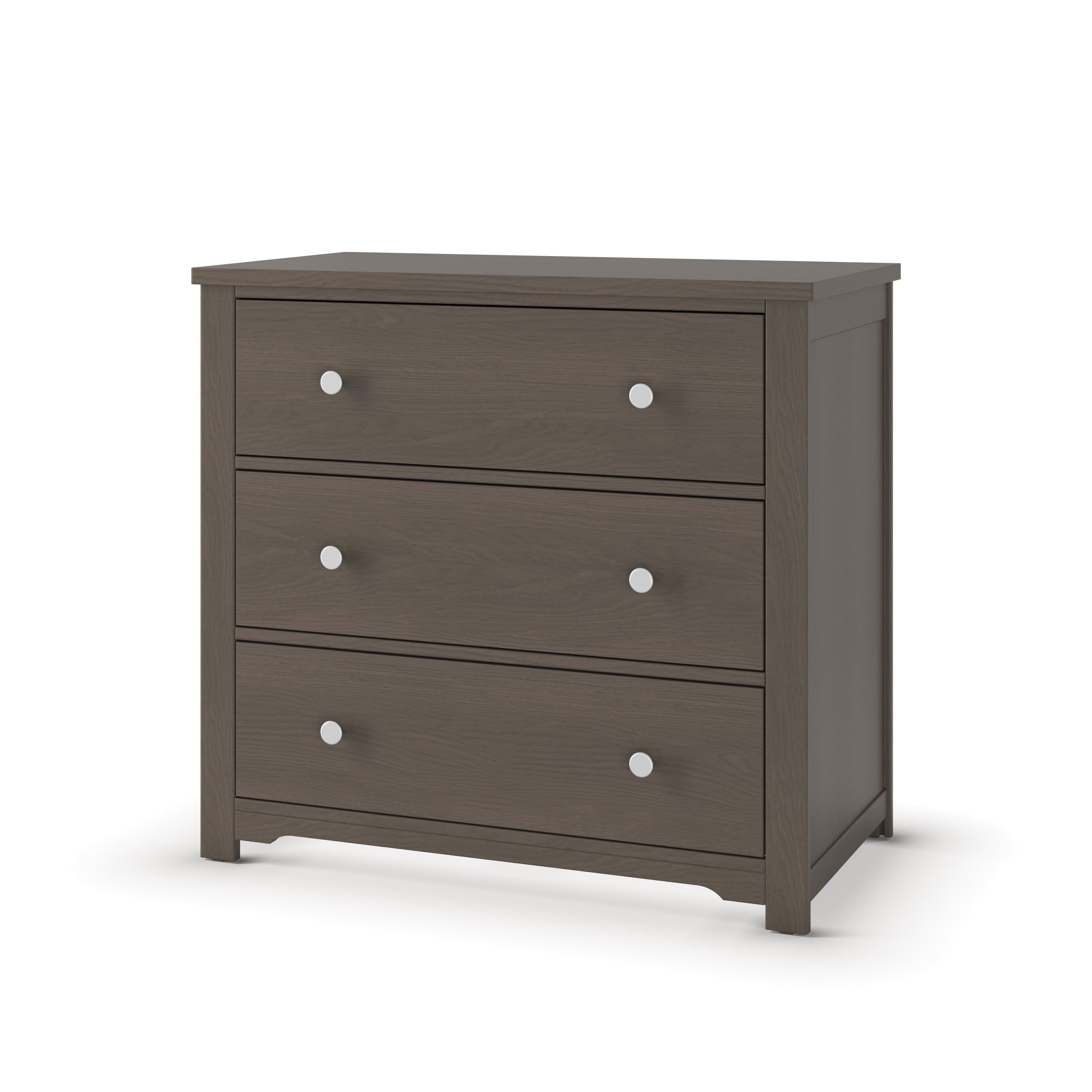 Harmony 3-Drawer Dresser With Changing Table Topper, Dapper Gray