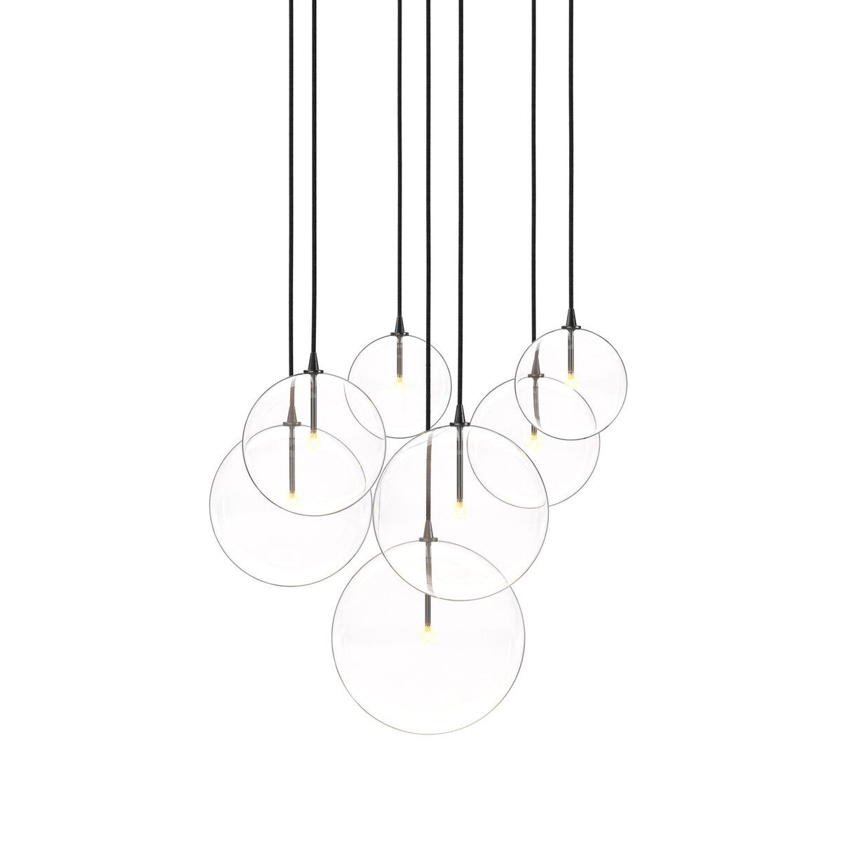 Cluster 7 Mix Chandelier
