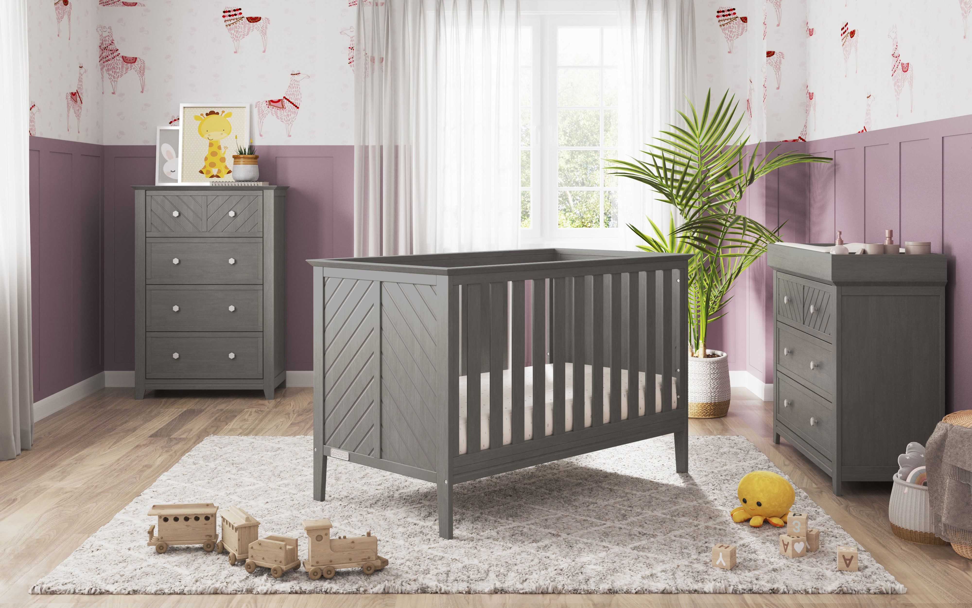 Atwood 3-Drawer Dresser, Lunar Gray