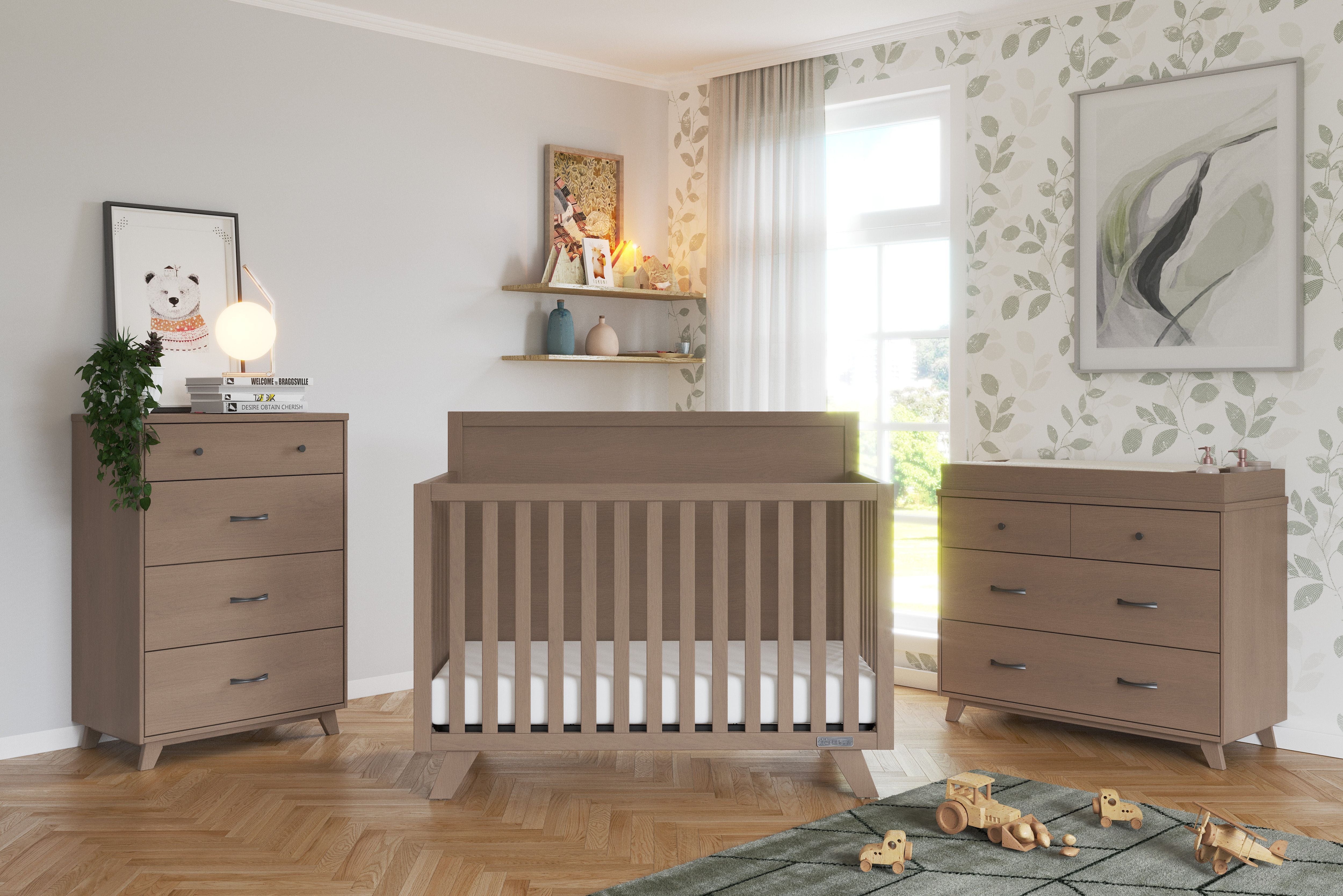 Soho 4 Drawer Chest, Dusty Heather
